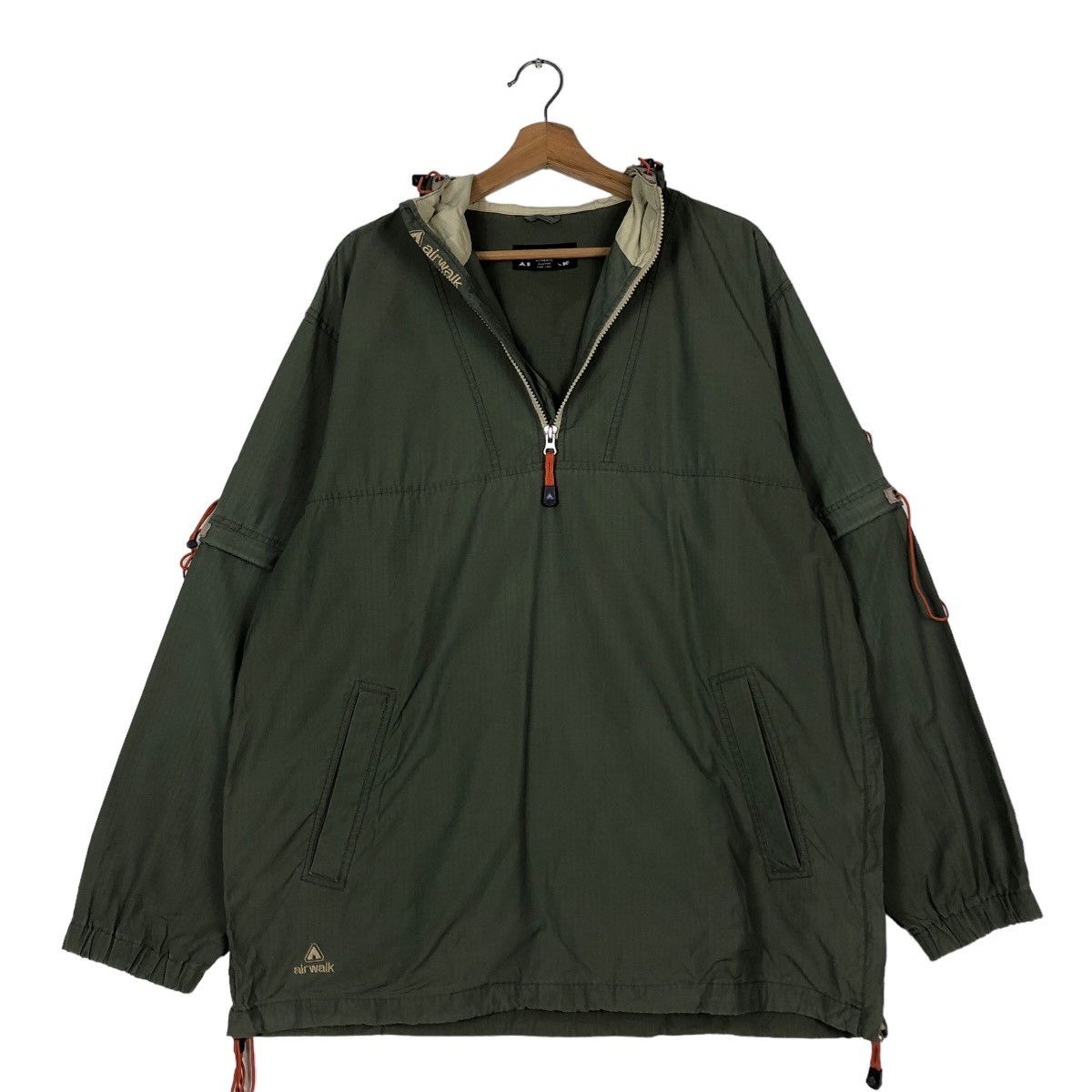 Hysteric Glamour 🔥Vintage Half Zipper Anorak Jacket Survival Design Airwalk Size US L / EU 52-54 / 3 - 12 Thumbnail