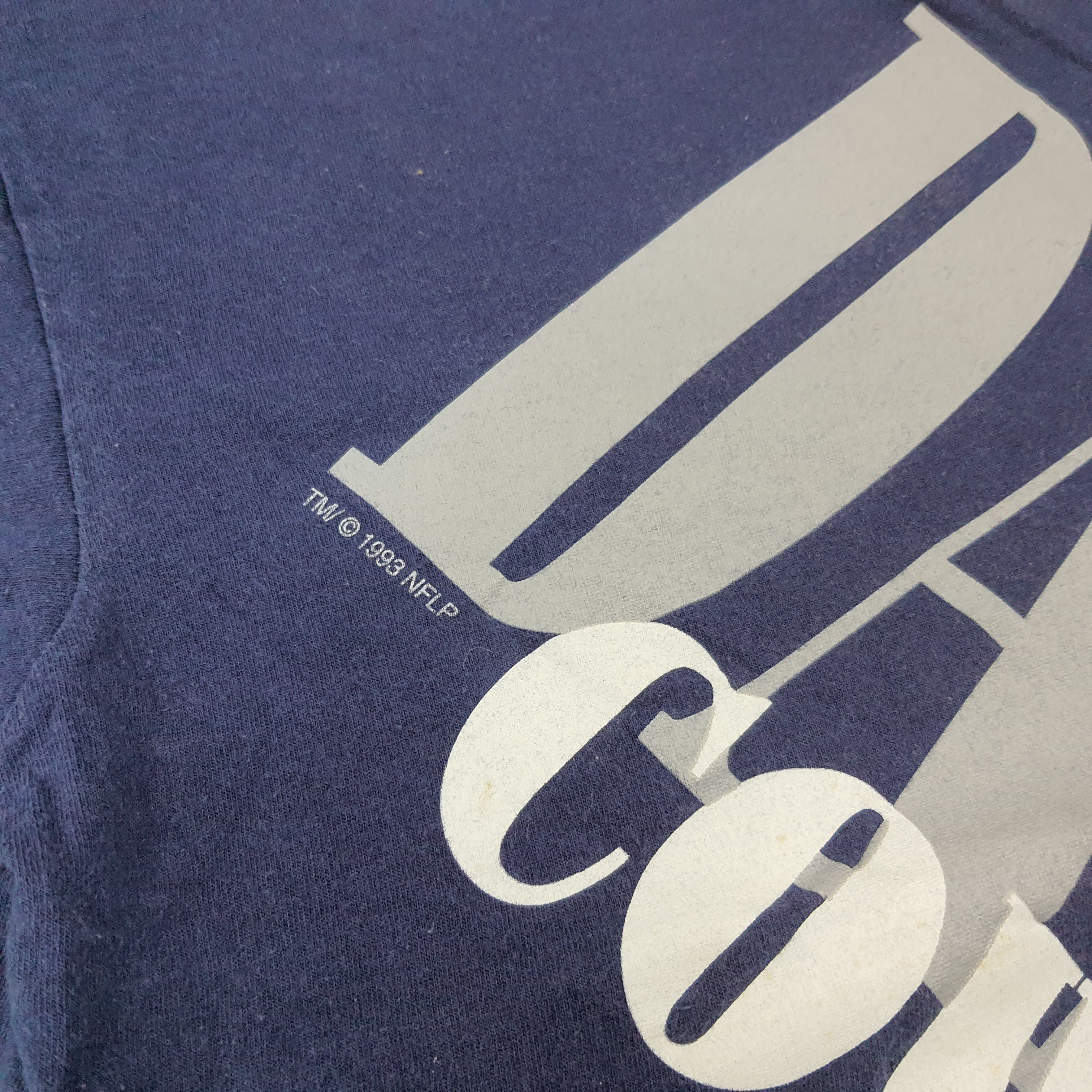 NFL × Vintage Vintage 90s NFLP Dallas Cowboys America Football Team Tshirt Size US XL / EU 56 / 4 - 2 Thumbnail