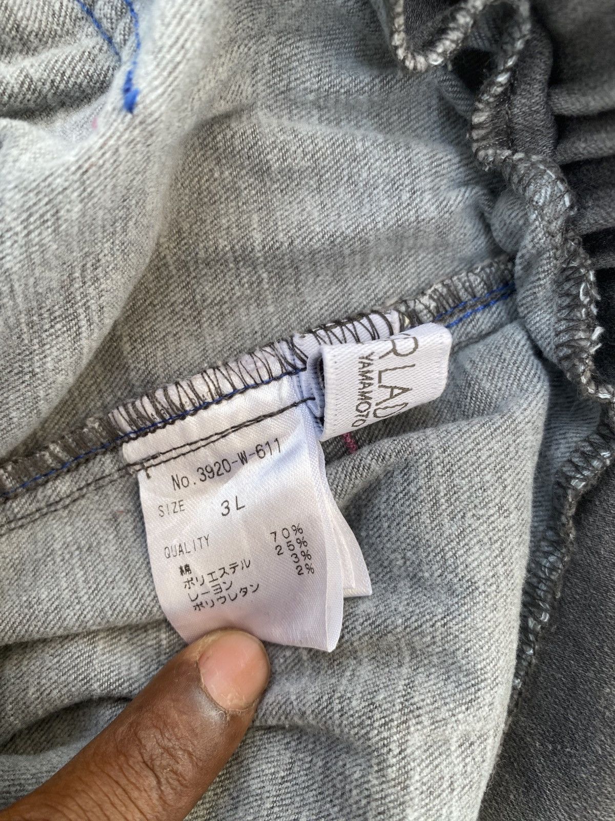 Kansai Yamamoto Vintage Kansai Yamamoto Denim Jeans Baggy Japanese Brand Size US 31 - 11 Thumbnail