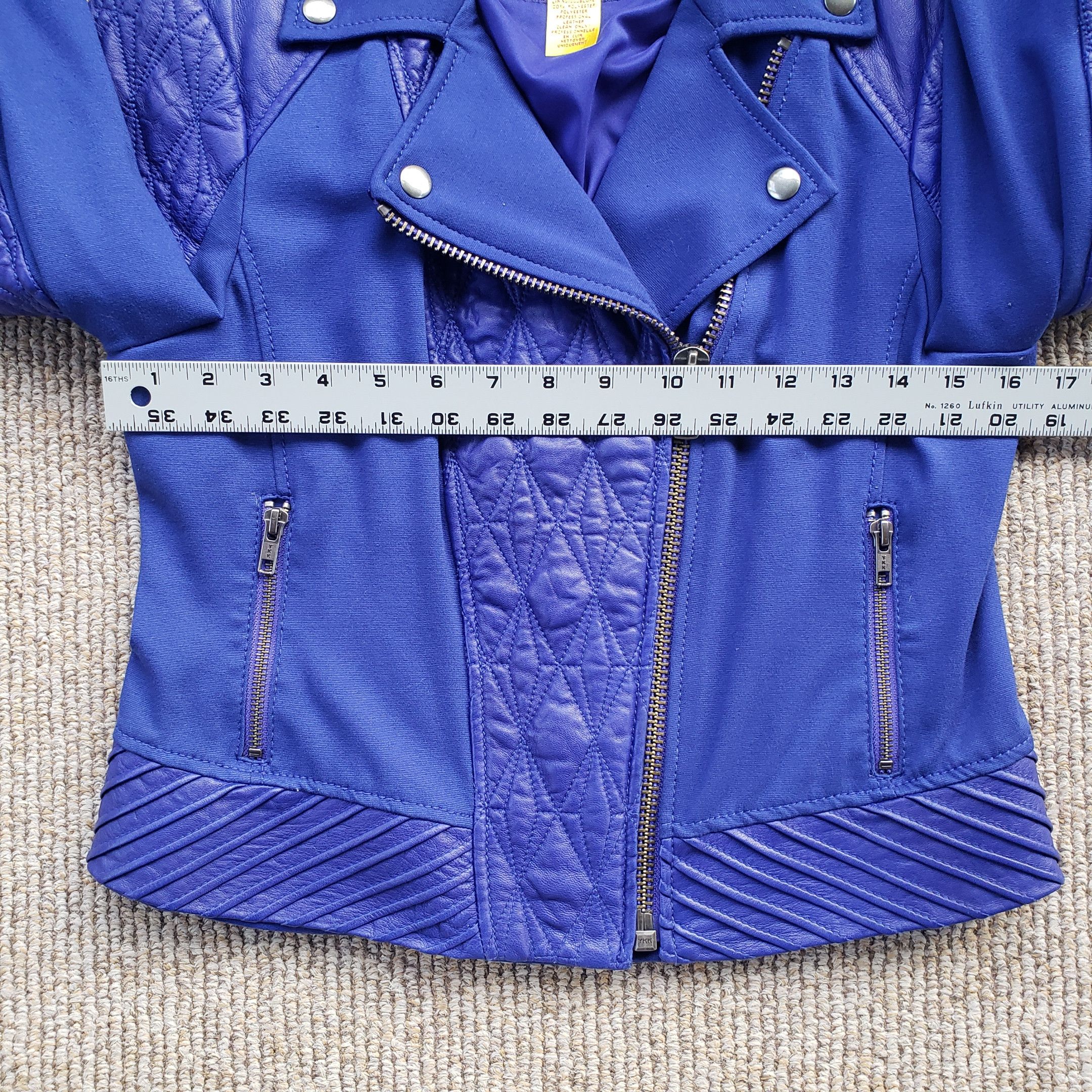Other Catherine Malandrino Yellow Label Motorcycle Jacket Size L / US 10 / IT 46 - 9 Thumbnail