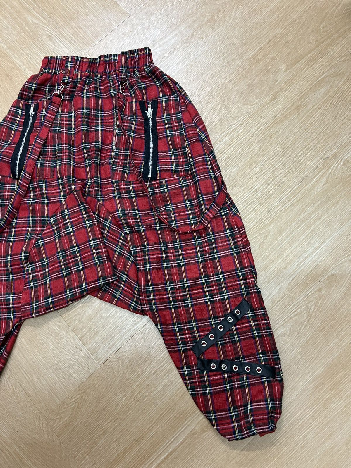 If Six Was Nine × Japanese Brand × Seditionaries ACDC RAG GOTHIC PUNK PANT MULTIZIP TARTAN Size US 31 - 4 Thumbnail