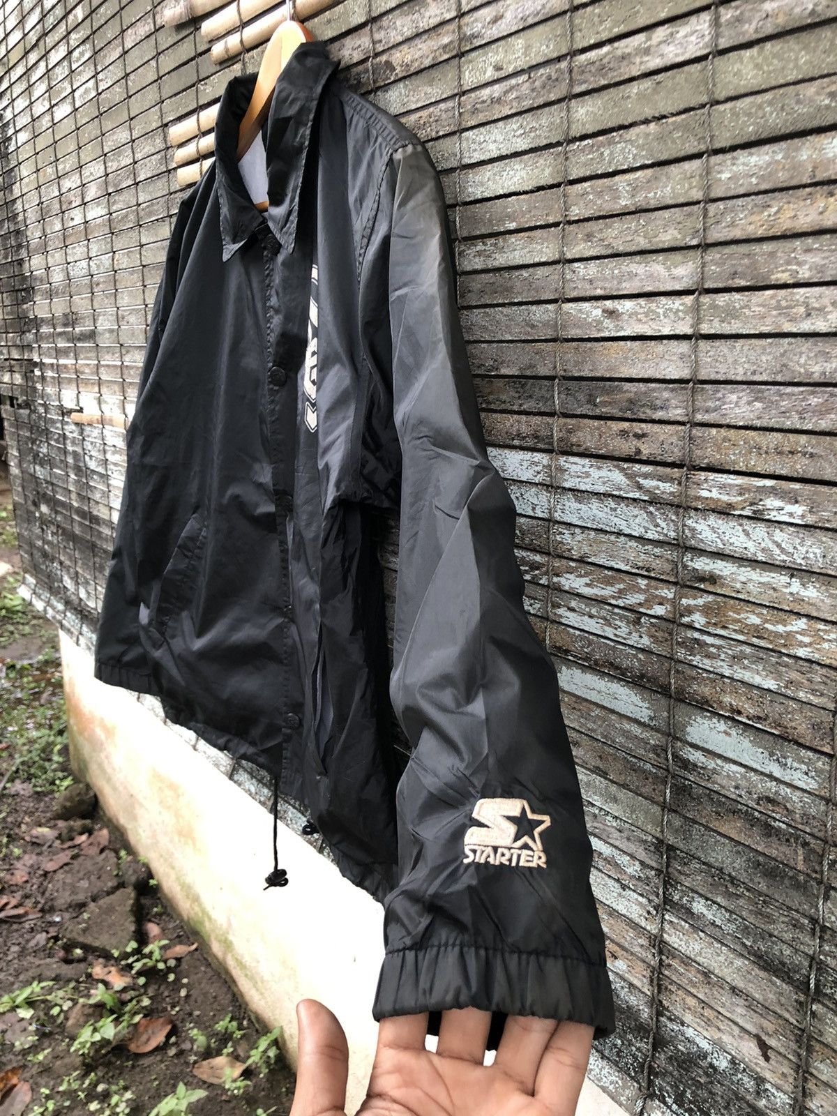 MLB Vintage 90s Starter MLB White Sox Thomas #35 Coach Jacket Size US L / EU 52-54 / 3 - 8 Thumbnail