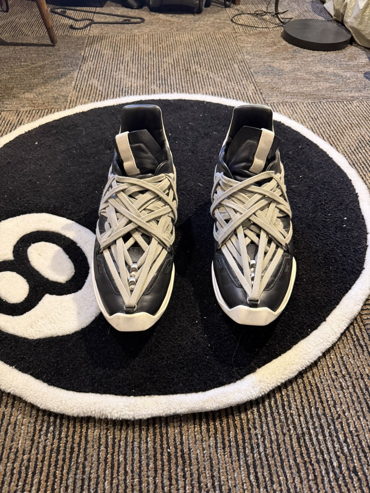 Rick Owens Rick Owens Megalace Runner Sz Eu 44 US 11 Size US 11 / EU 44 - 1 Thumbnail