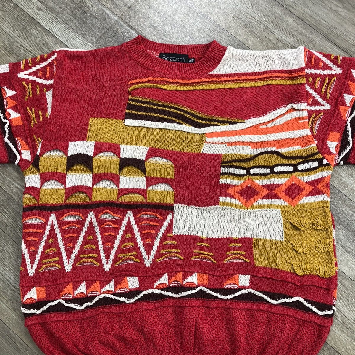 Coogi 1990s Vintage Bazzanti Coogi 3D Cable Luxury Knitwear Top Size US M / EU 48-50 / 2 - 2 Thumbnail