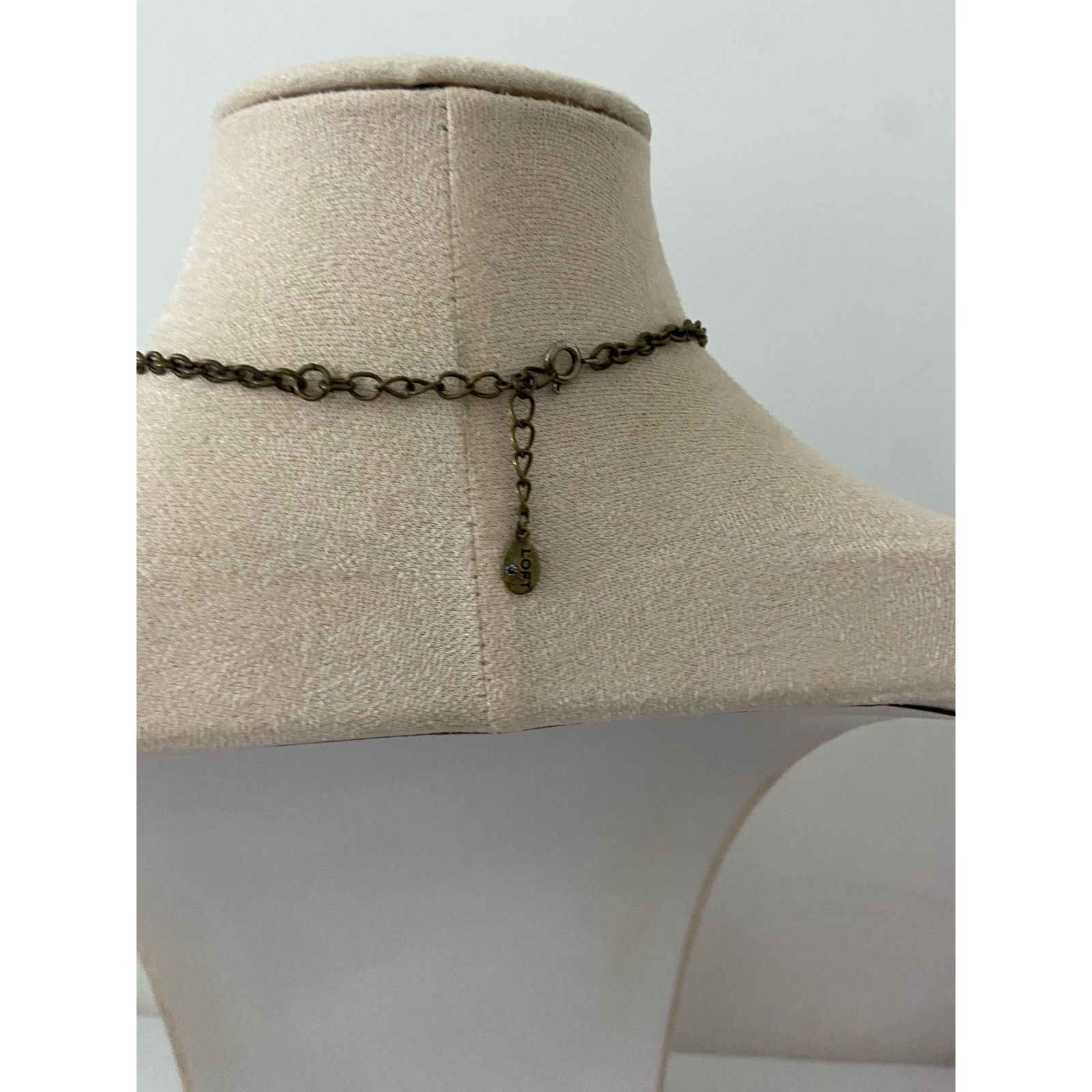 Loft Loft rhinestone bib necklace Size ONE SIZE - 3 Thumbnail