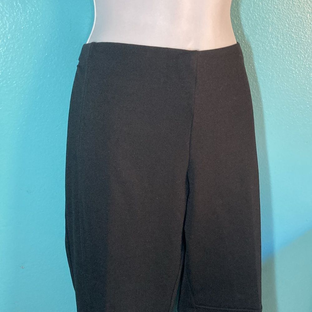 Eileen Fisher Eileen Fisher Black Size M Seamed Lower Rise Legging Pants R Size 30" / US 8 / IT 44 - 5 Thumbnail