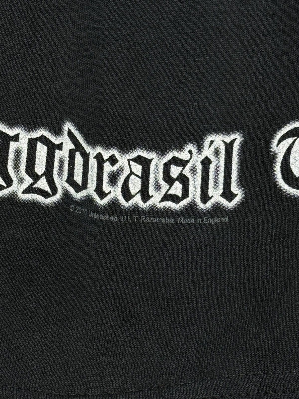Band Tees Unleashed 2010 As Yggdrasil Trembles Death Metal Band Tee M Size US M / EU 48-50 / 2 - 6 Thumbnail