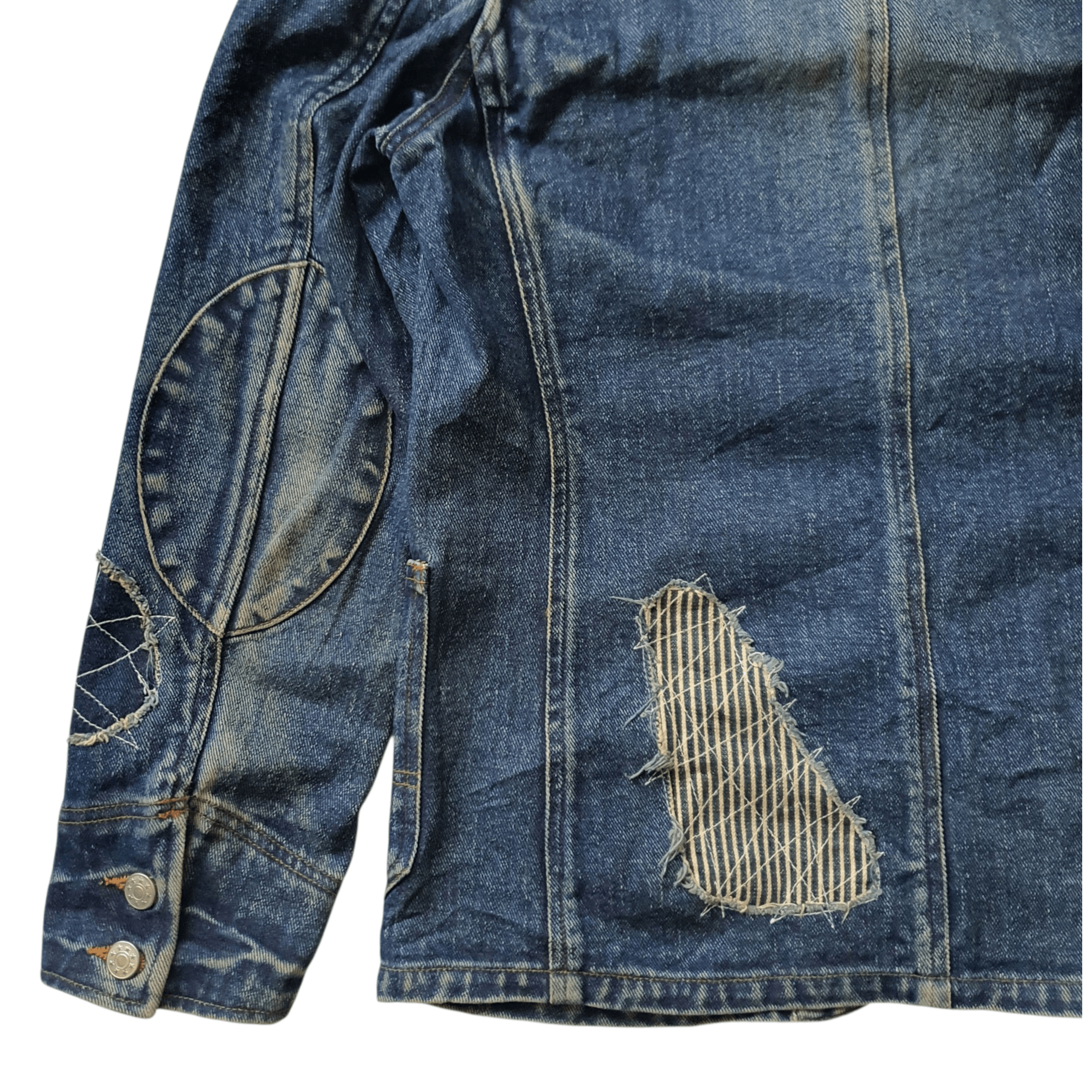 Other Vintage Denim Work Patches Boro Sashiko Jacket size Size US XS / EU 42 / 0 - 6 Thumbnail