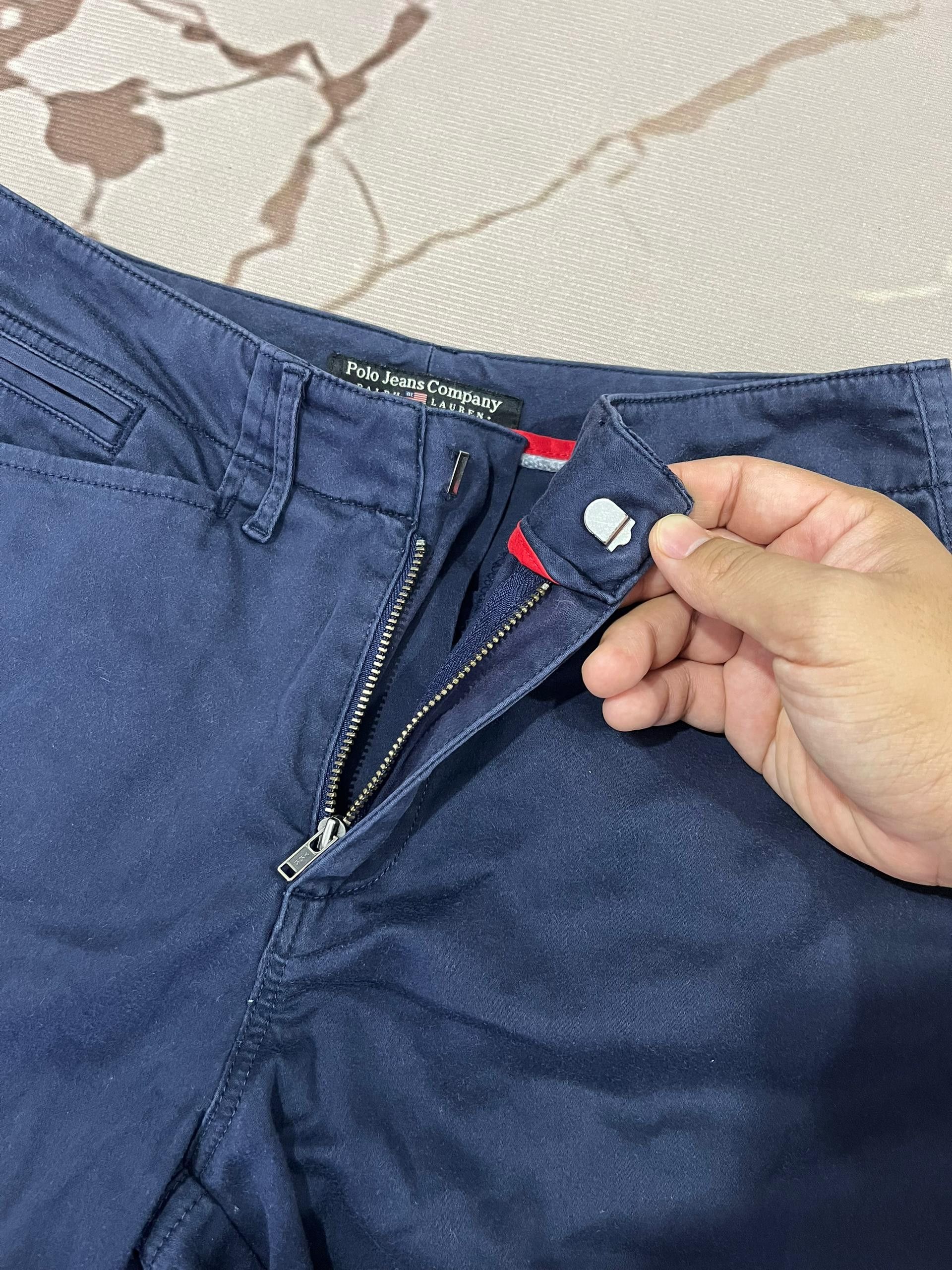 Ralph Lauren Polo Jeans Co Ralph Lauren Navy Chino Pants Size 27" / US 4 / IT 40 - 3 Thumbnail