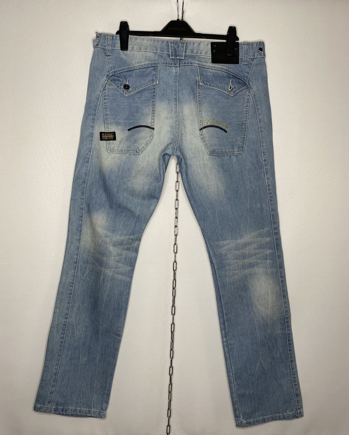 Other Vintage G-Star Raw Denim Jeans Tab Size 36x34 Size US 36 / EU 52 - 1 Thumbnail