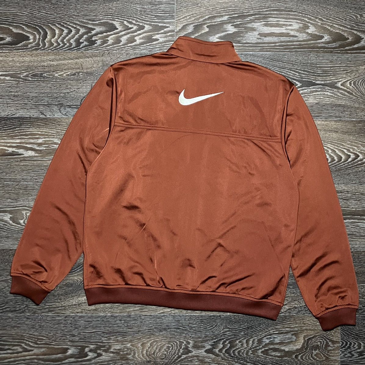 Nike 2000s NIKE Big Swoosh Back Logo Embroidery Track Top Jacket Size US S / EU 44-46 / 1 - 2 Thumbnail