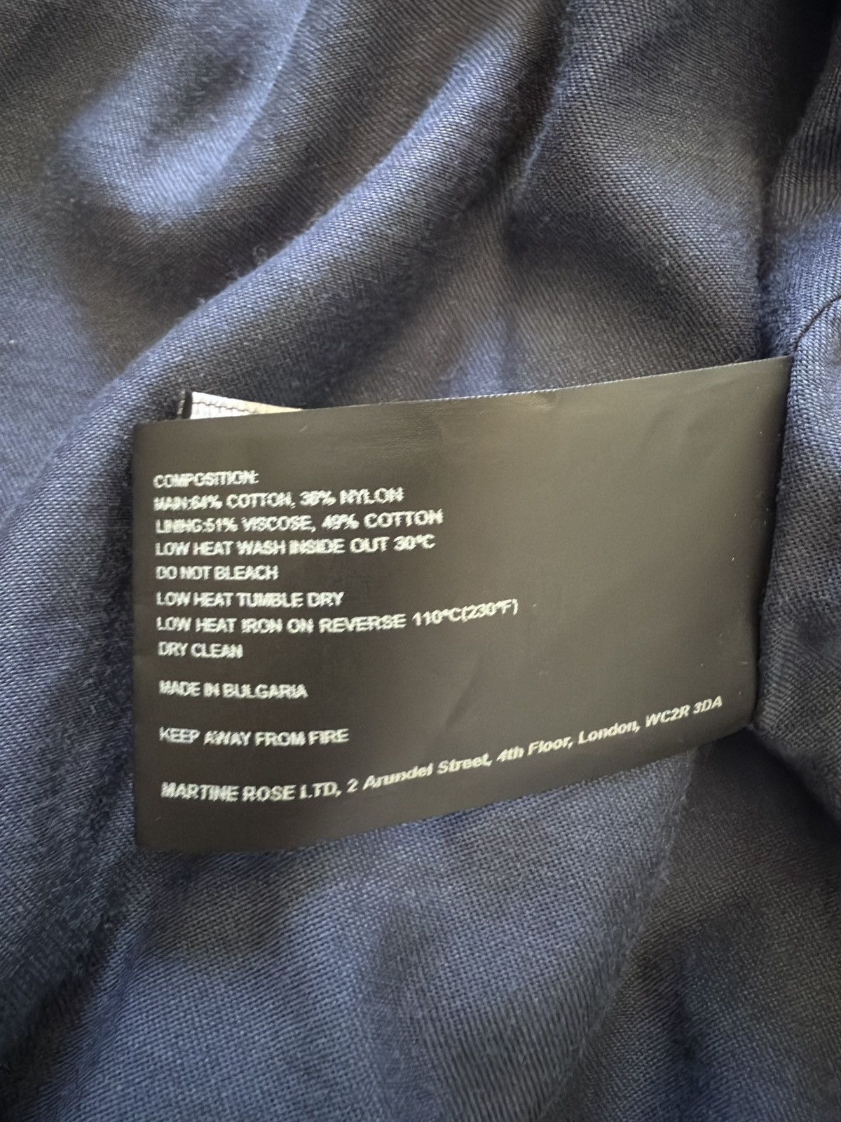 Martine Rose Tuck Neck Track Jacket Size US M / EU 48-50 / 2 - 7 Thumbnail