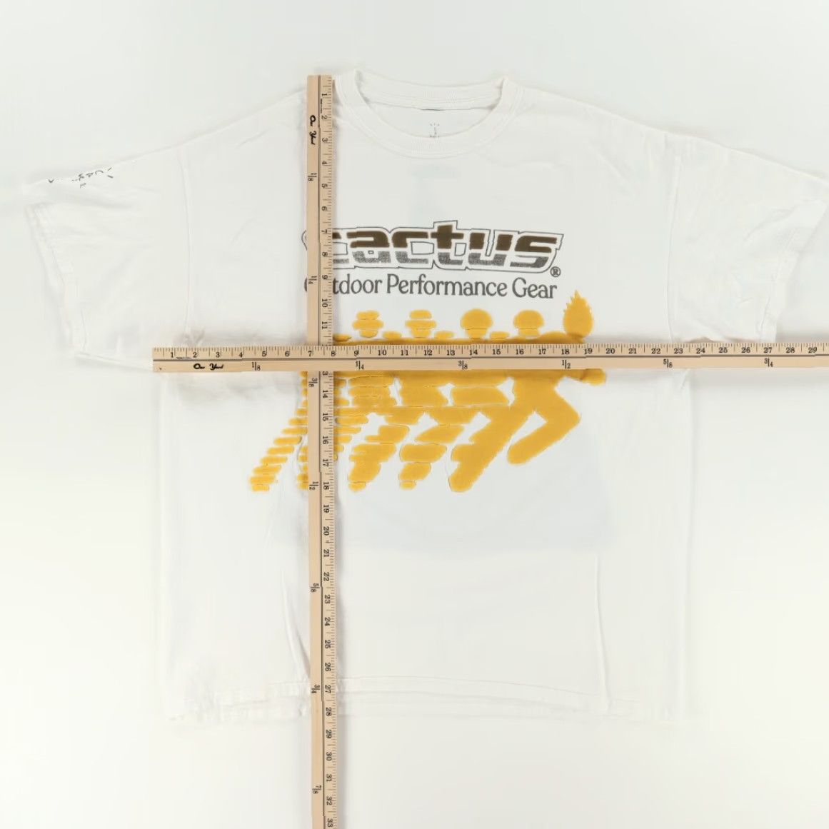 Travis Scott Catcus Jack Travis Scott Outdoor Performance Solid T-Shirt White Men's L Shirt Size US L / EU 52-54 / 3 - 3 Thumbnail
