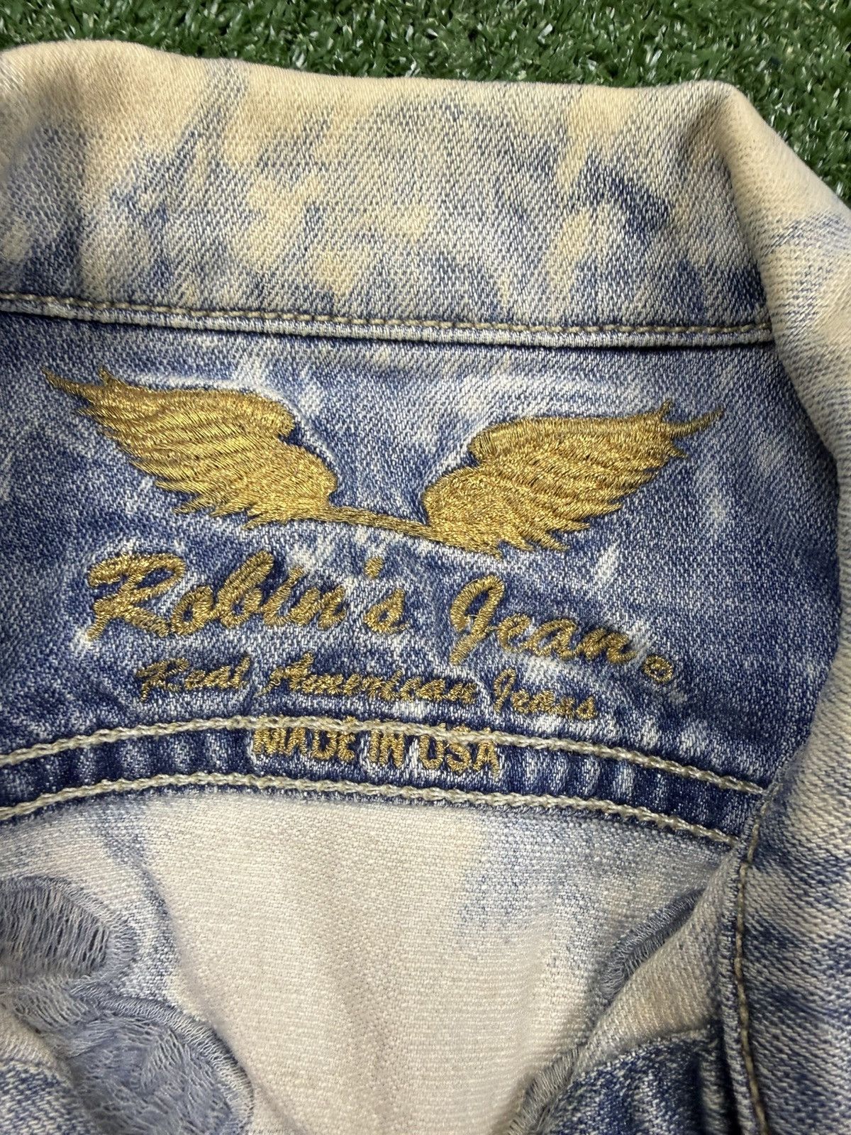 Robins Jeans Men’s size small robins Jean Jean jacket blue acid wash Size US S / EU 44-46 / 1 - 13 Thumbnail
