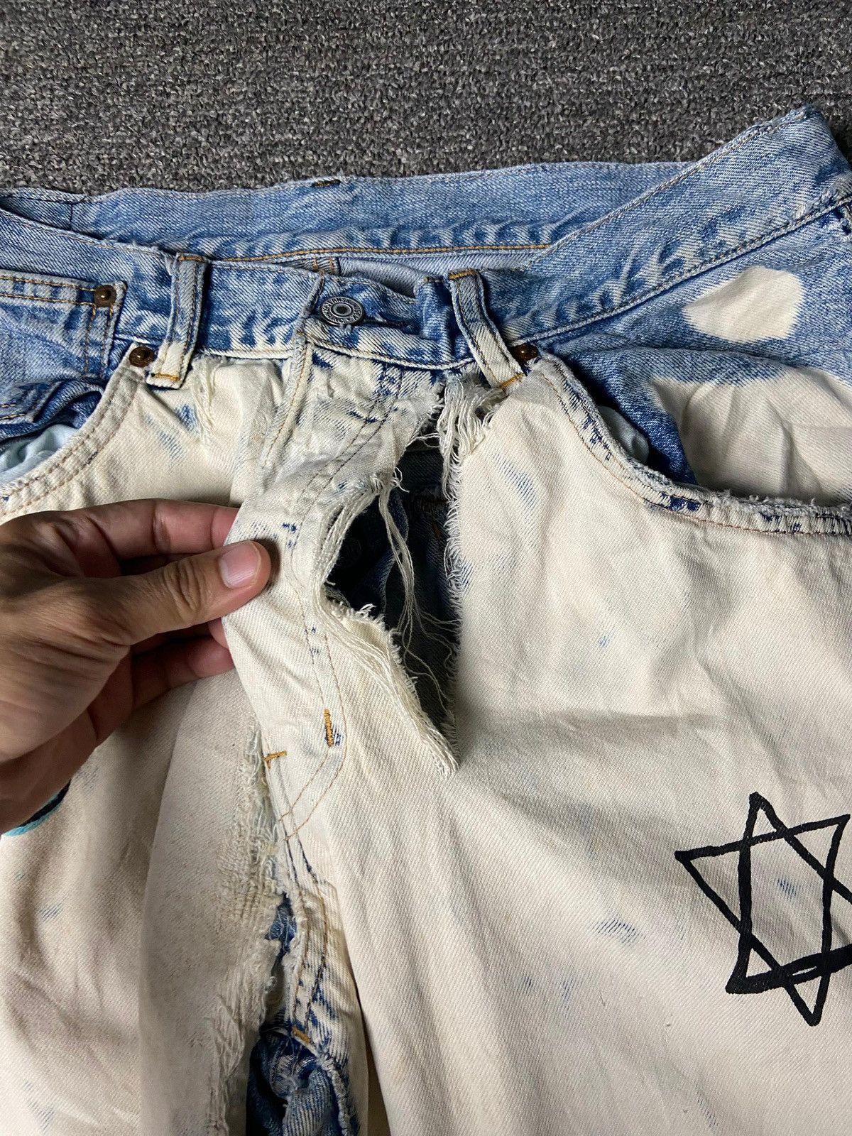Japanese Brand Vintage RNA Pop Art Denim Jeans (165) Size US 33 - 8 Thumbnail
