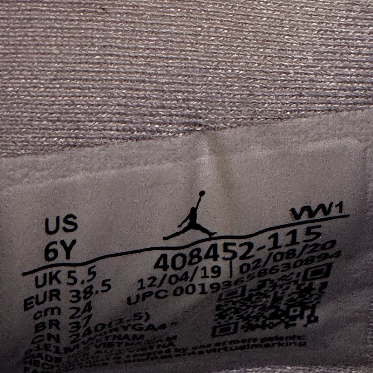 Jordan Brand × Nike Air Jordan 4 Retro GS Purple Metallic Men's Shoes - Size 6 Size US 6 / EU 39 - 7 Thumbnail