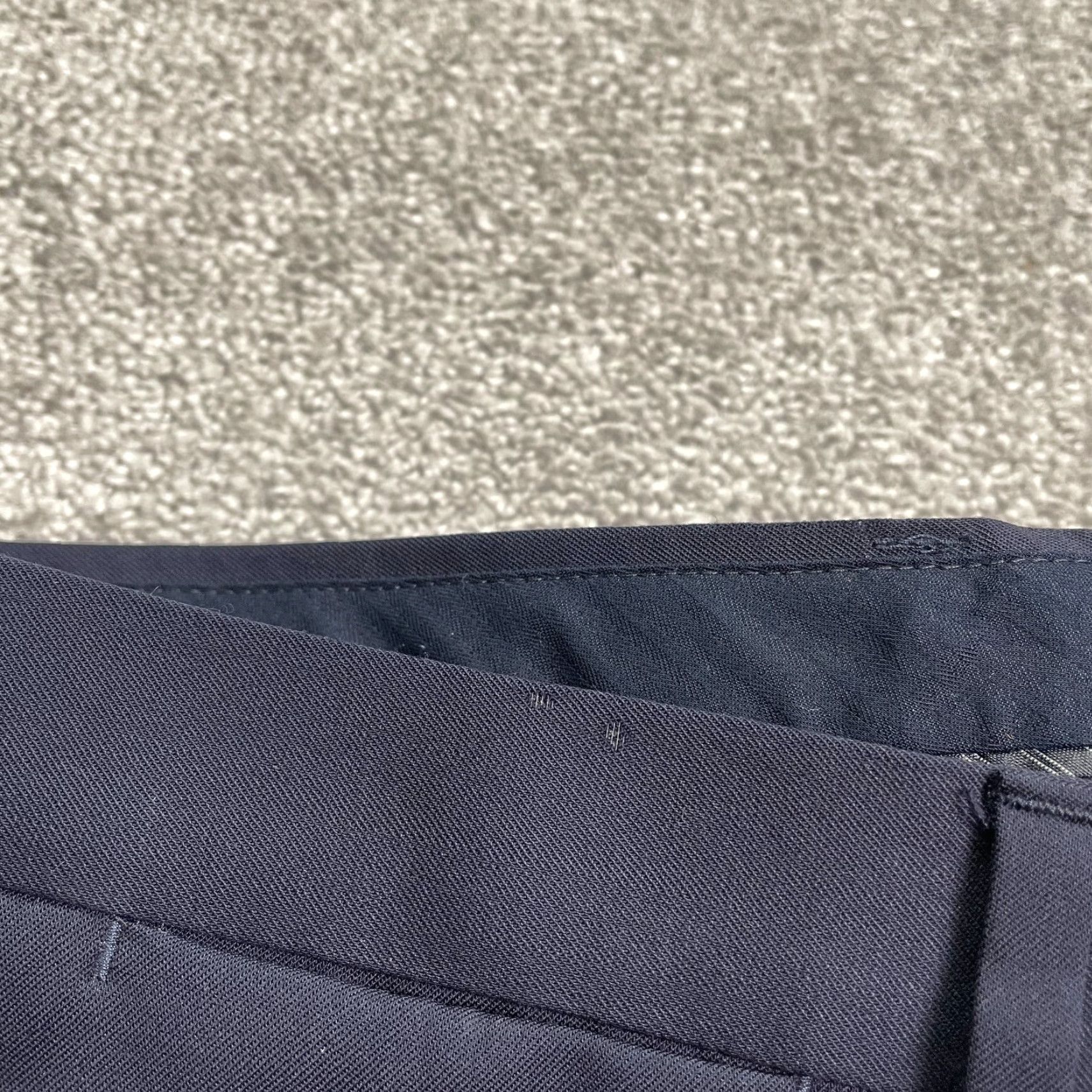 Banana Republic Banana Republic Margotto Dress Pants Mens 35x34 Blue Straight Leg Workwear Size US 35 - 3 Thumbnail