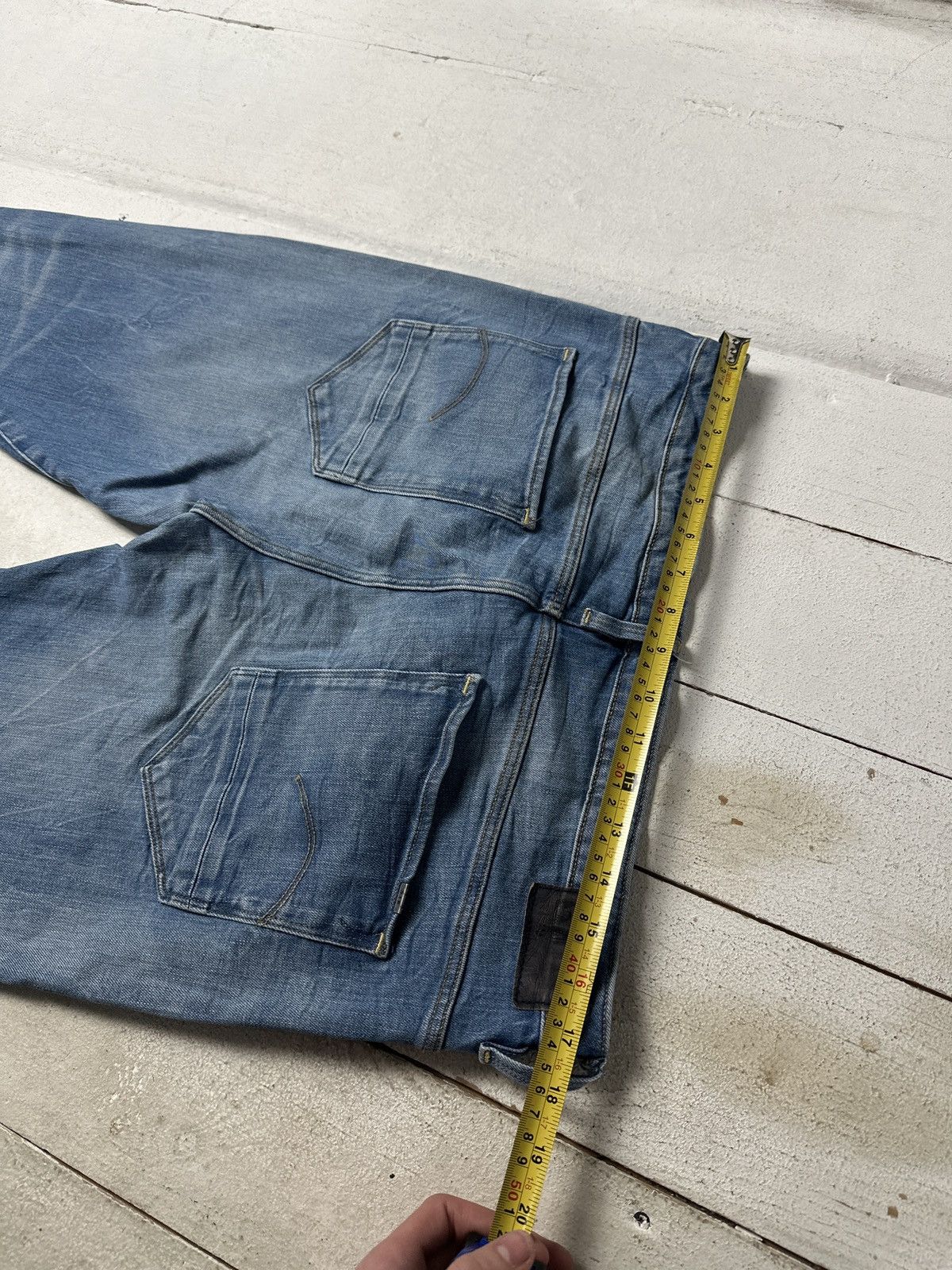 G-Star VNTG🚨G STAR RAW Jeans Washed Distressed Denim y2k Size 34" / US 12 / IT 48 - 16 Thumbnail