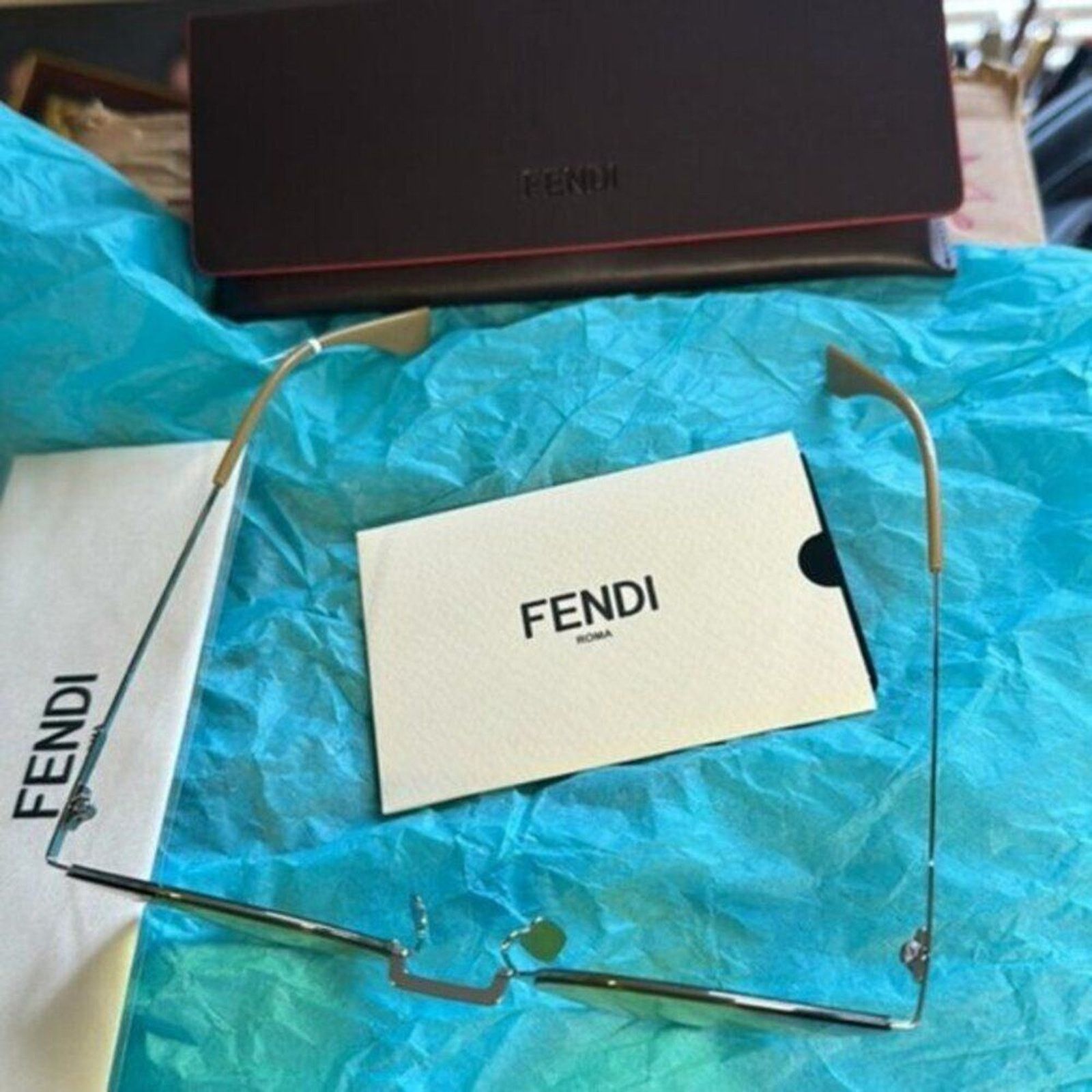 Fendi Fendi 51mm Cat Eye Sunglasses Size ONE SIZE - 7 Thumbnail