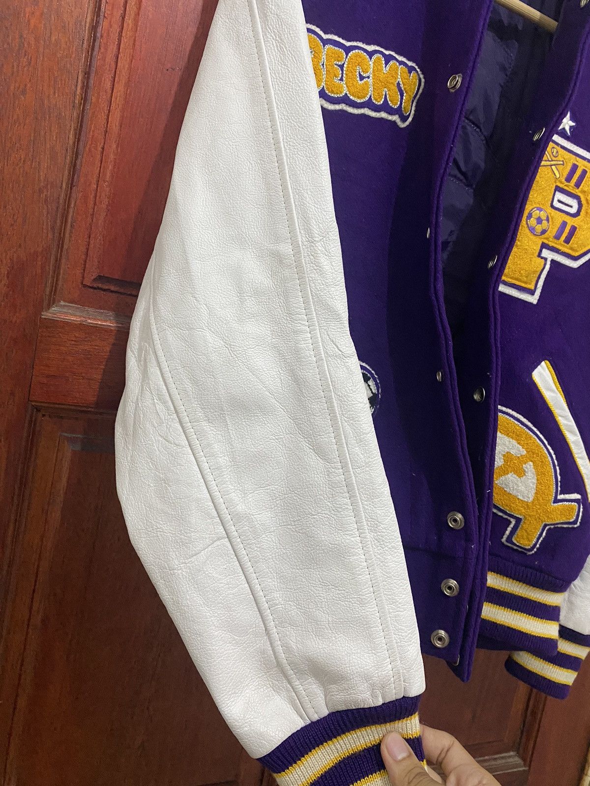 Hysteric Glamour 🇺🇸 Vintage Vikings Varsity Leather Wool Jacket Size US M / EU 48-50 / 2 - 9 Thumbnail