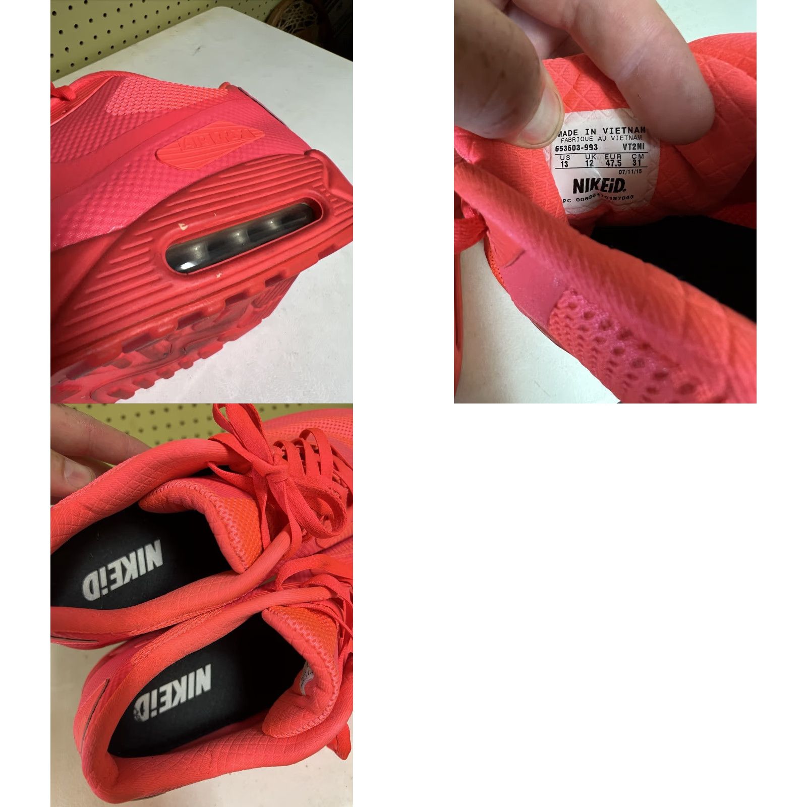 Nike **Nike Air Max 90 Size 13 Red Women's** User: **Nike Air Max 90 Size 13 Red Women's** Size US 12 / IT 42 - 8 Thumbnail