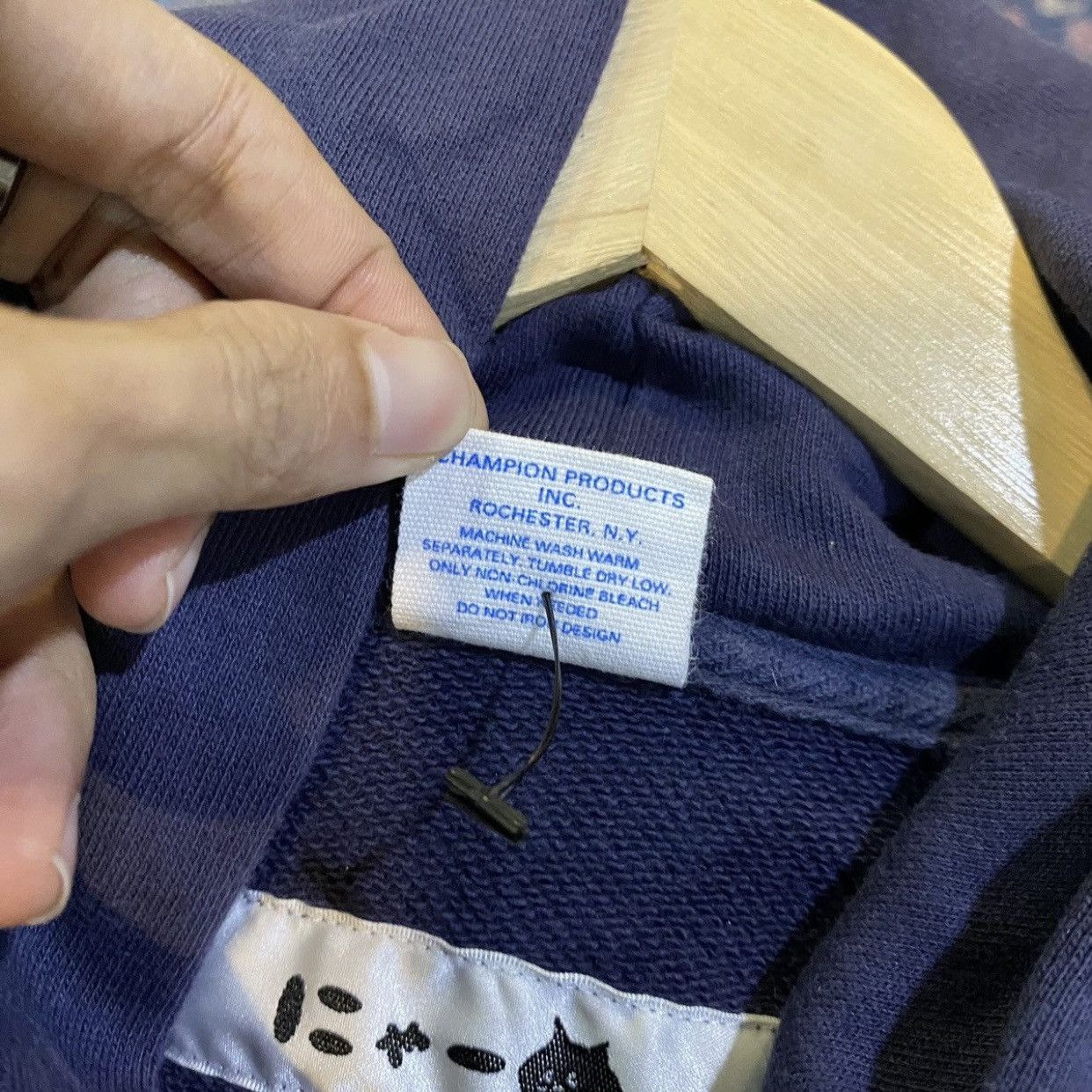 Champion × Issey Miyake × Ne-Net Issey Miyake Ne-net Champion Pullover Hoodies Size US M / EU 48-50 / 2 - 9 Thumbnail