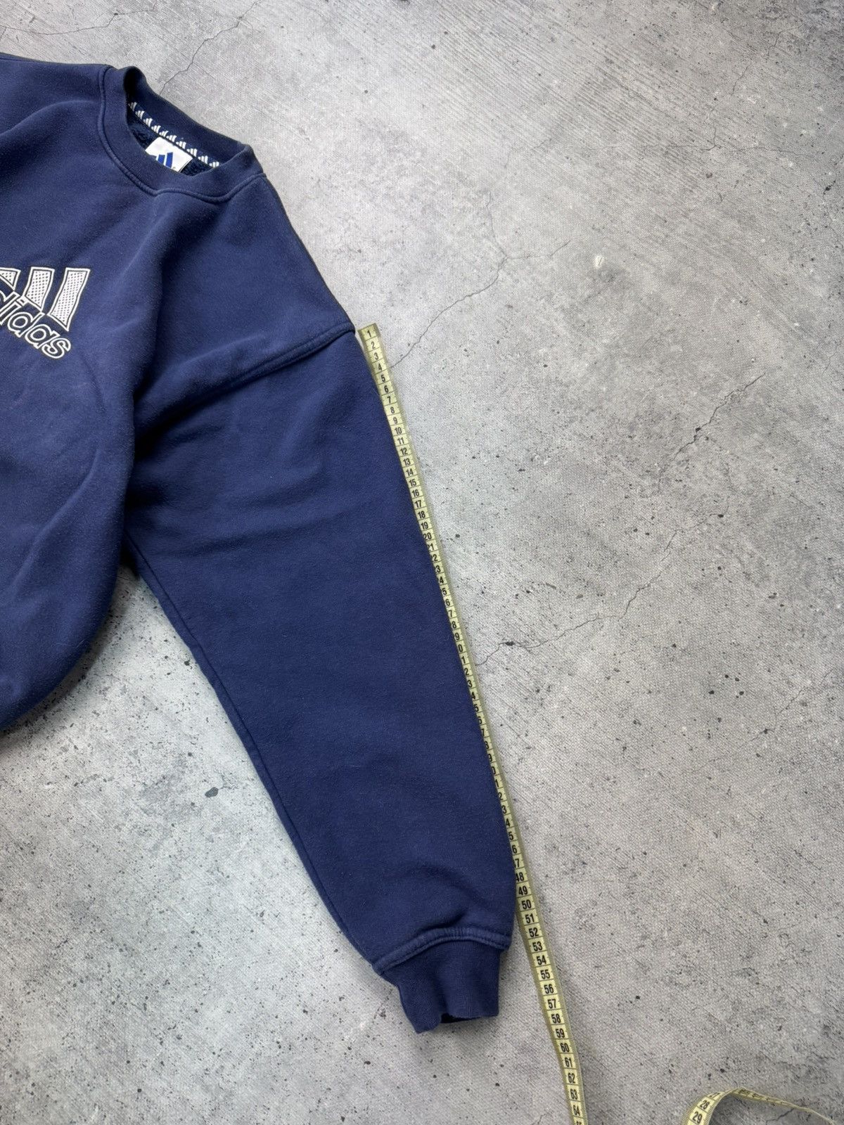 Adidas Adidas Big Logo Vintage Baggy Sweatshirt Size US L / EU 52-54 / 3 - 2 Thumbnail