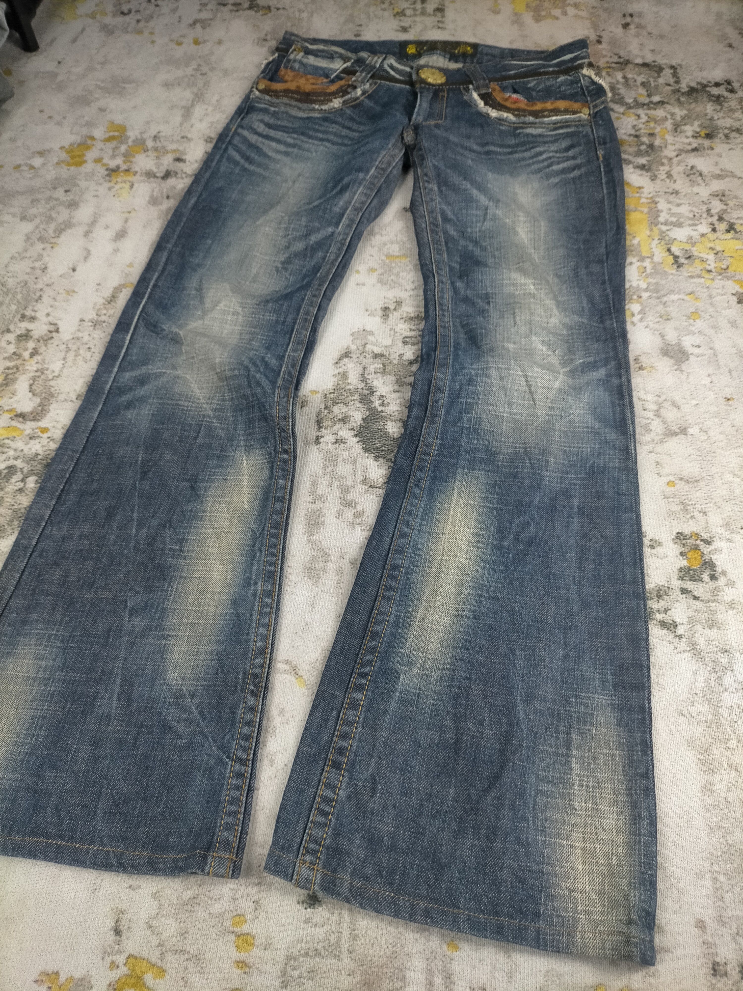 Tornado Mart Vintage Red Pepper Flared Mudwash Jeans Size US 29 - 5 Thumbnail