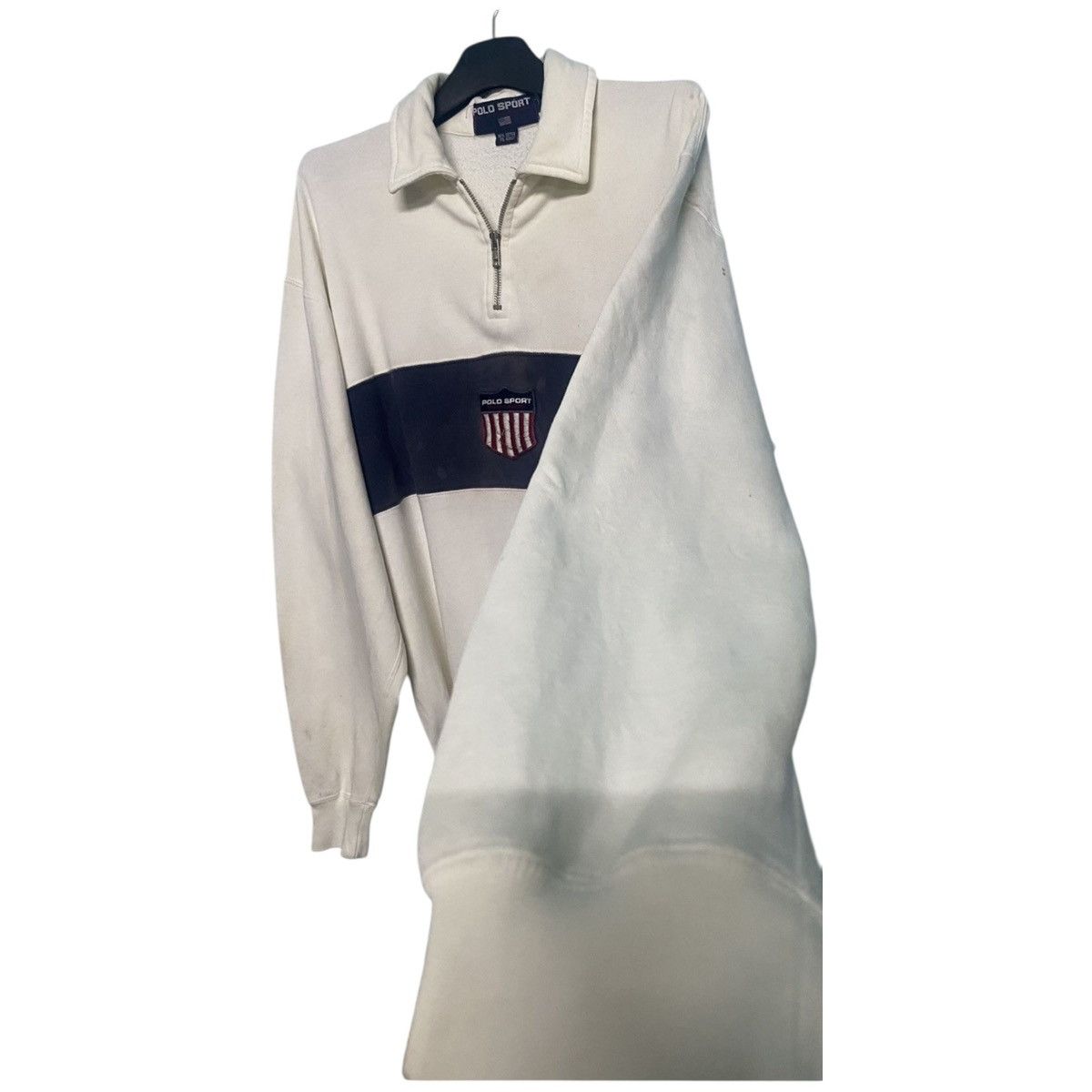 K-Swiss 💥POLO RAPLH LAUREN X K-SWISS CENTER EMBROIDED HALF ZIPPER Size US S / EU 44-46 / 1 - 3 Thumbnail