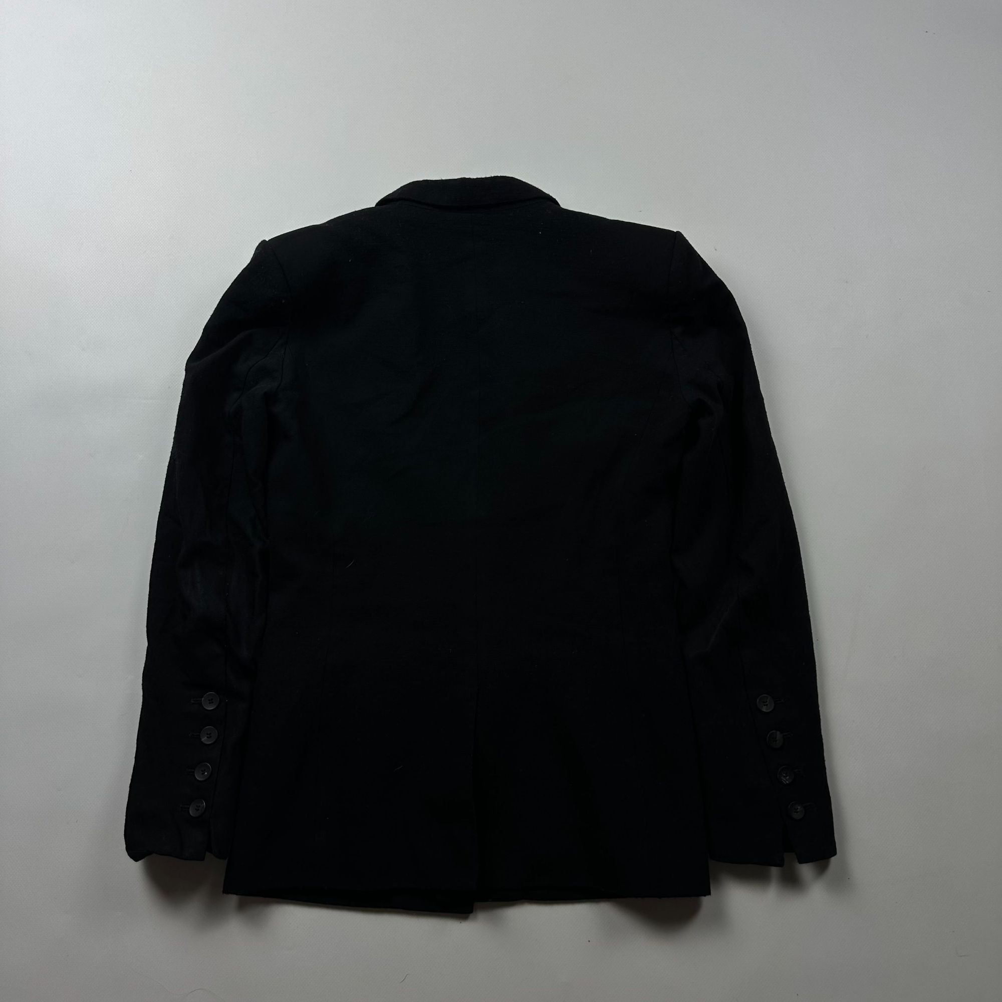 Helmut Lang Helmut Lang Women’s Wool Blazer Black/Dark Gray Size 2 (Appr Size M / US 6-8 / IT 42-44 - 3 Thumbnail