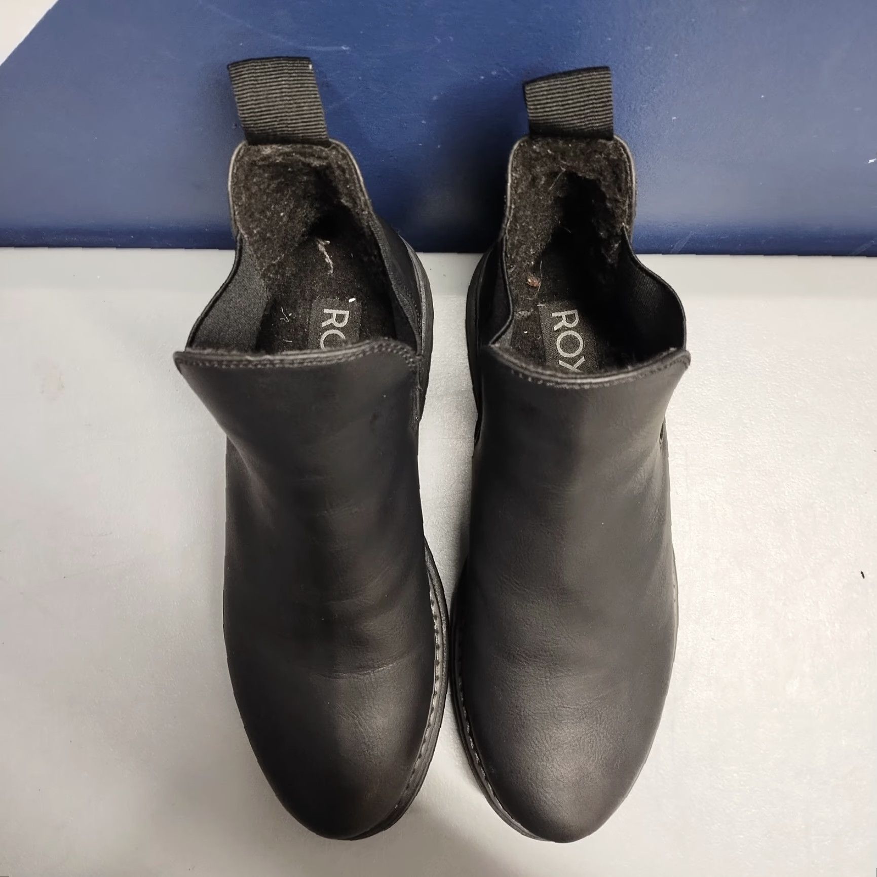 Vintage ROXY Womens, Chelsea, Boots - Roxy Lorena II Chelsea - Size 8.5 - Black Upper Synthetic - Almond Toe - Slip On - 8.5 Womens Boots Size US 9 / IT 39 - 6 Thumbnail