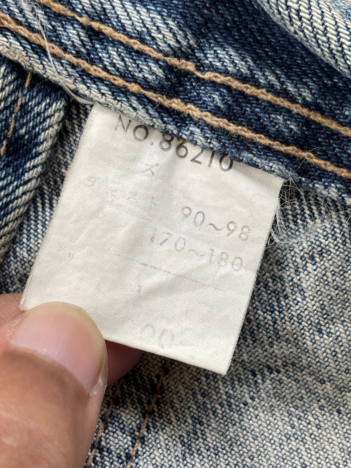 Japanese Brand 🔥Vtg Holly Majors Japan Type 1 Buckle Denim Trucker Jacket Size US L / EU 52-54 / 3 - 12 Thumbnail