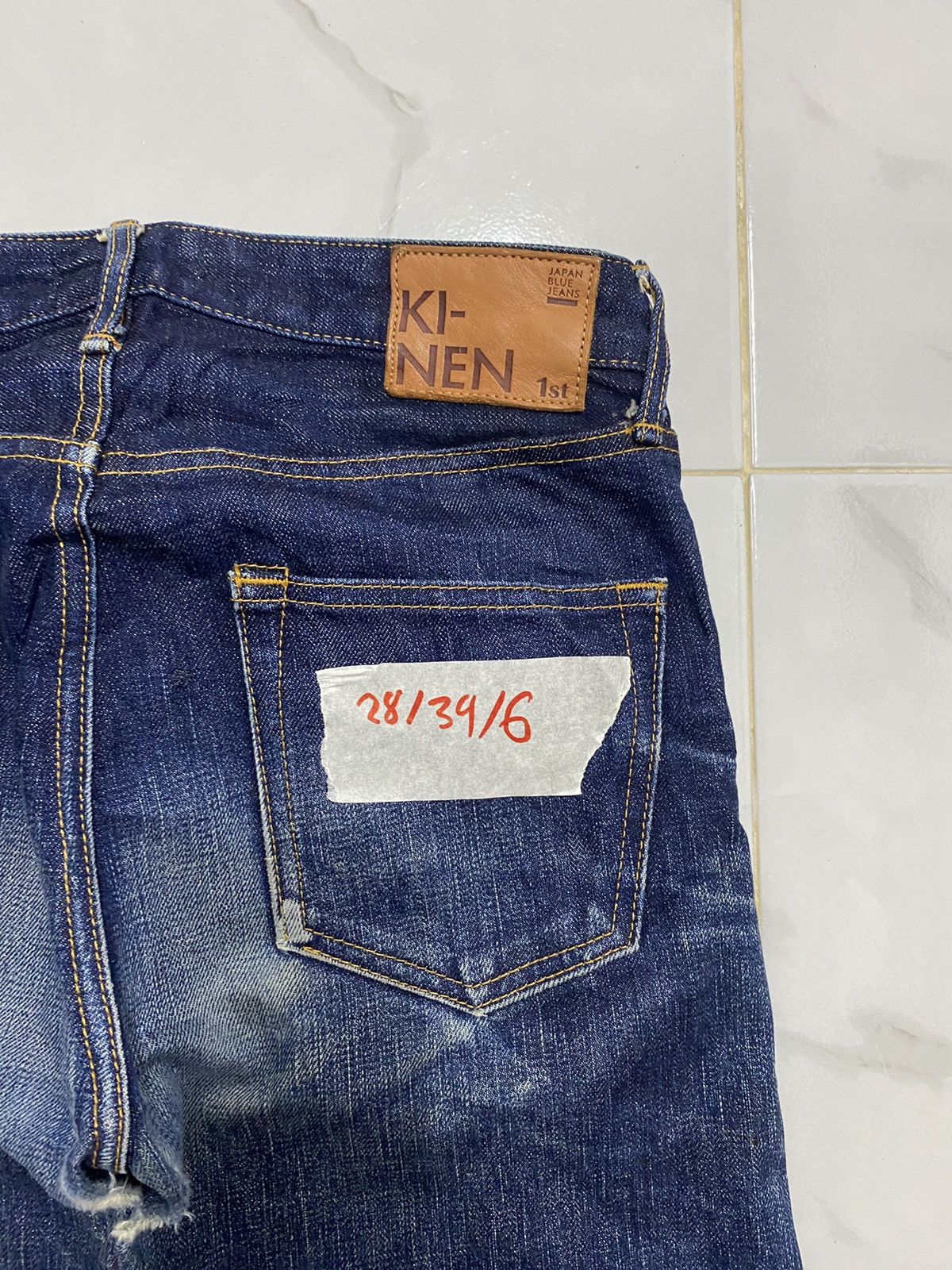 Japan Blue Jeans Japan Blue Jeans 1st Anniversary Kinnen 14.8oz Selvedge Size US 28 / EU 44 - 11 Thumbnail