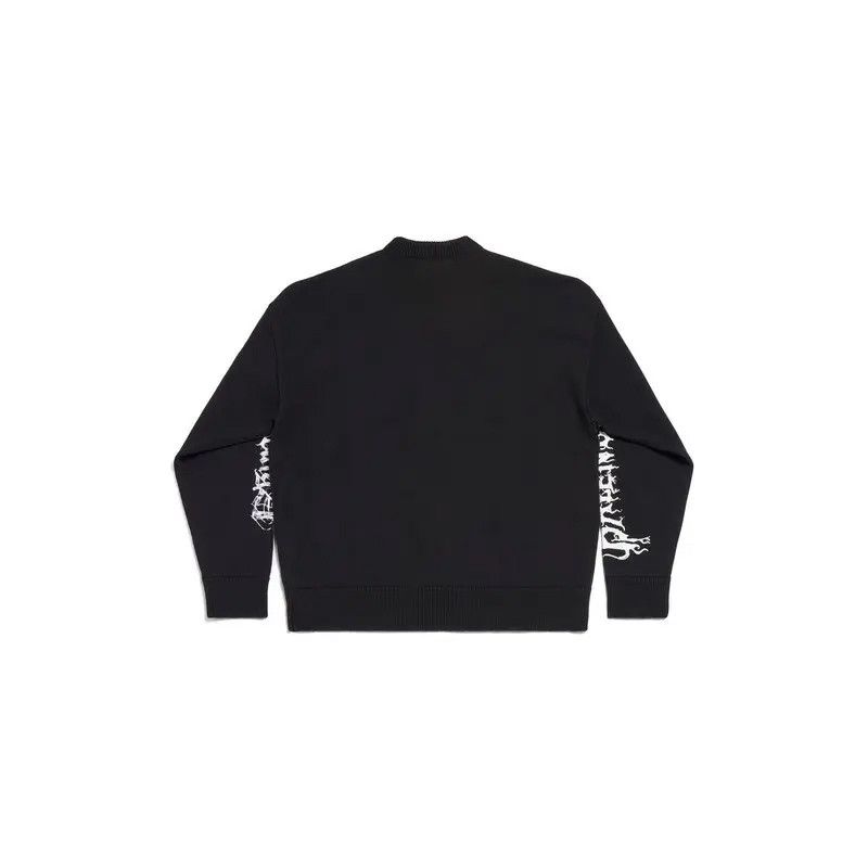 Balenciaga o1s1rm0825 DIY Metal Sweater in Black Size US S / EU 44-46 / 1 - 2 Thumbnail