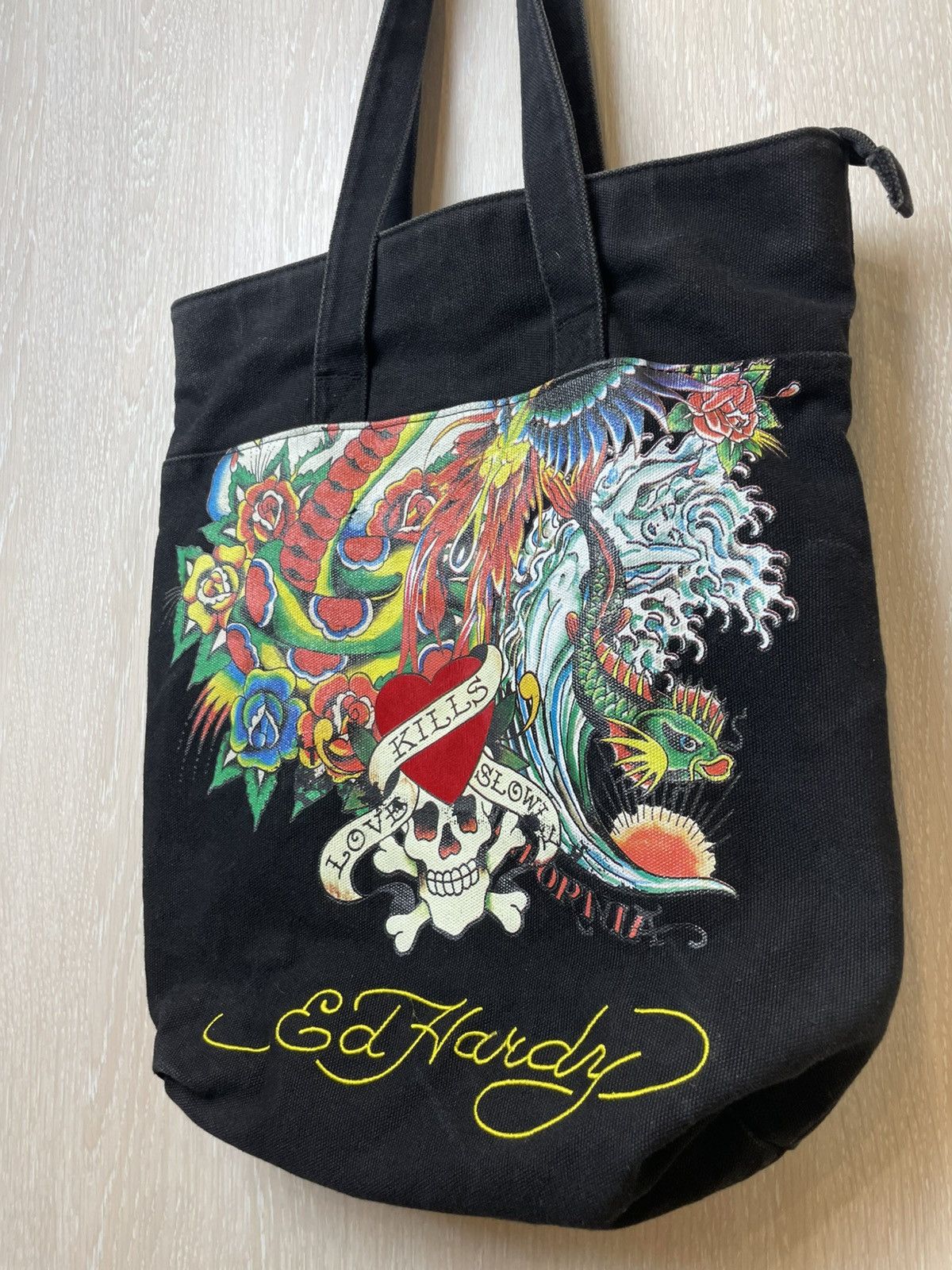 Ed Hardy Vintage Ed Hardy Bag Shopper Big Logo Size ONE SIZE - 2 Thumbnail
