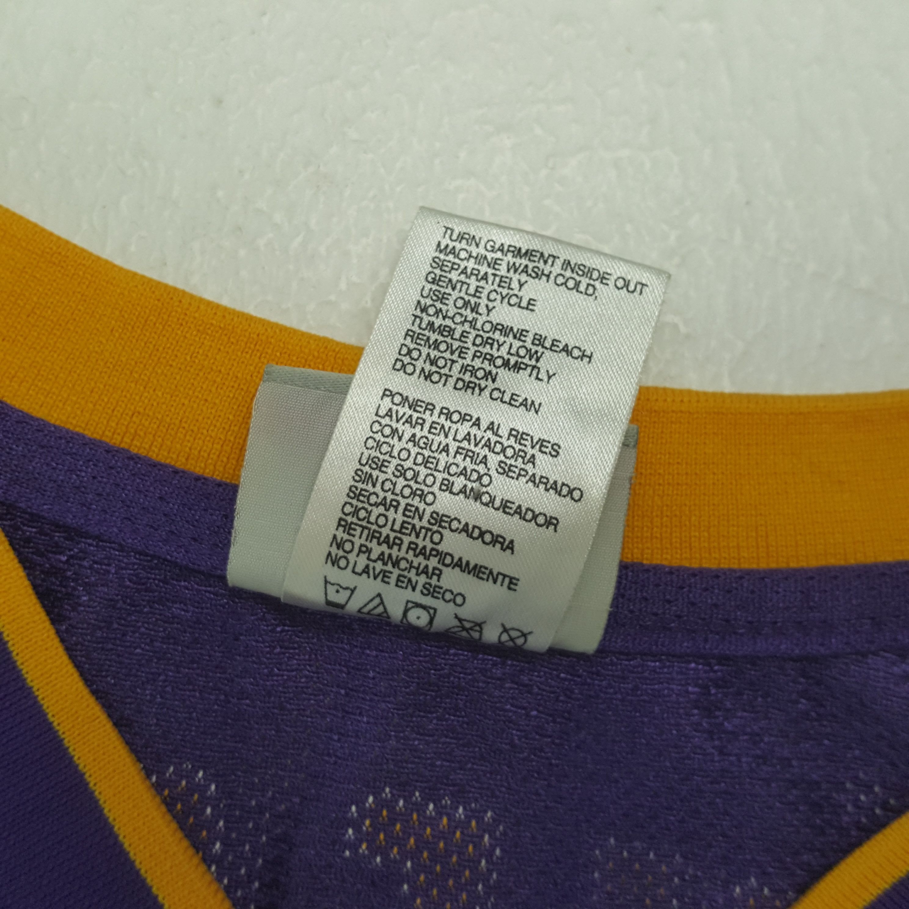 NBA Reebok Lakers Los Angeles Basketball Team Jersey RR6 Size US M / EU 48-50 / 2 - 7 Thumbnail
