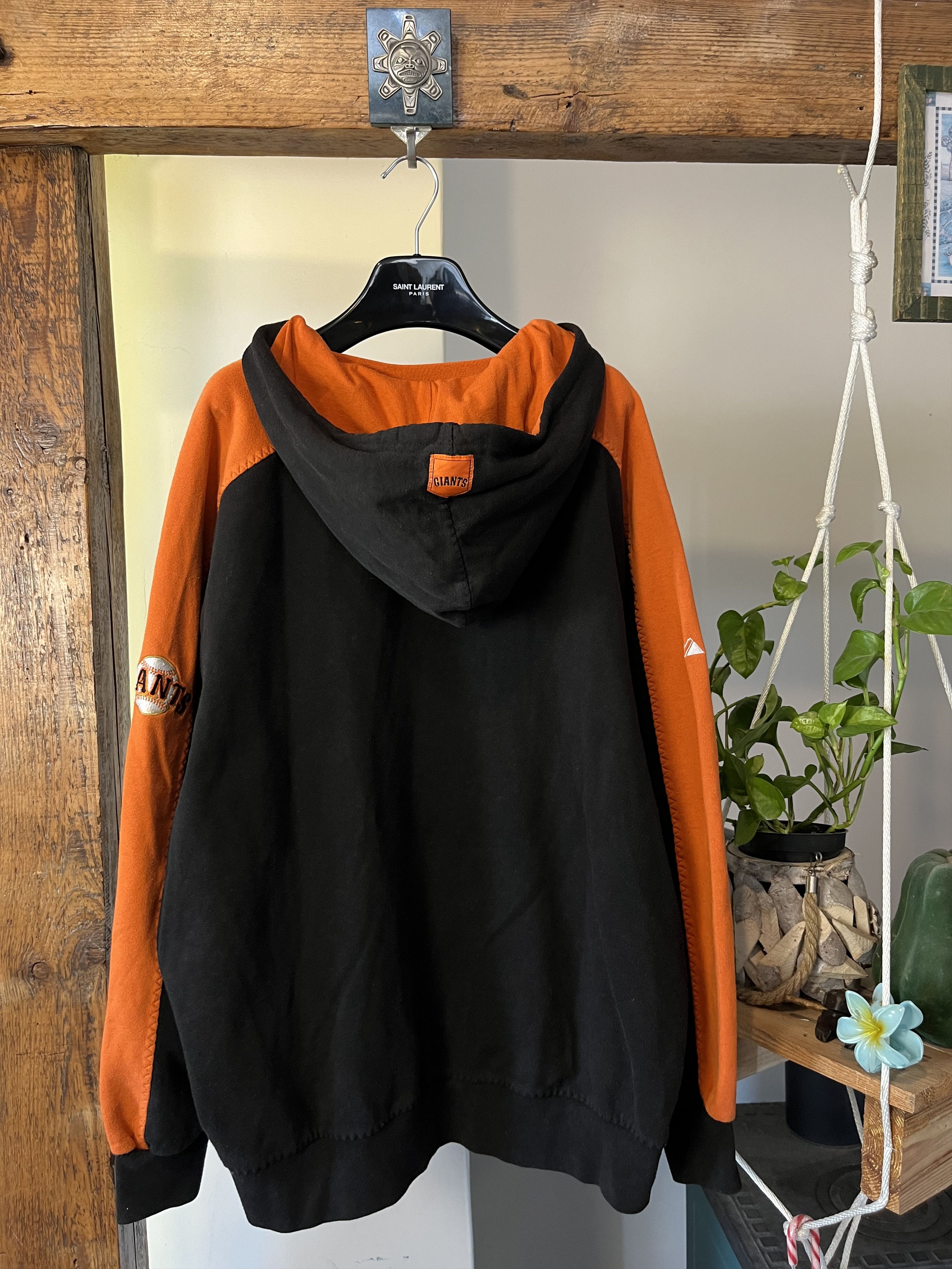 MLB × Salem Sportswear × Vintage 90s San Francisco Giants Majestic MLB Baseball Hoodie Size US XL / EU 56 / 4 - 2 Thumbnail