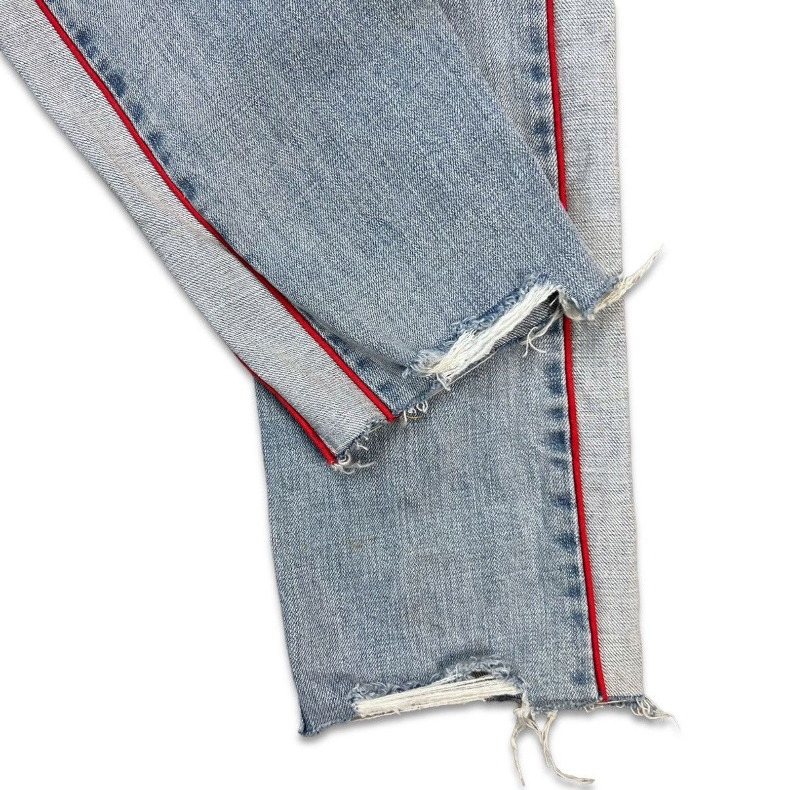 Japanese Brand × Vintage Bridge Korean Brand Jeans 32x30 Slim Fit Taper Denim Pants Size US 32 / EU 48 - 4 Thumbnail