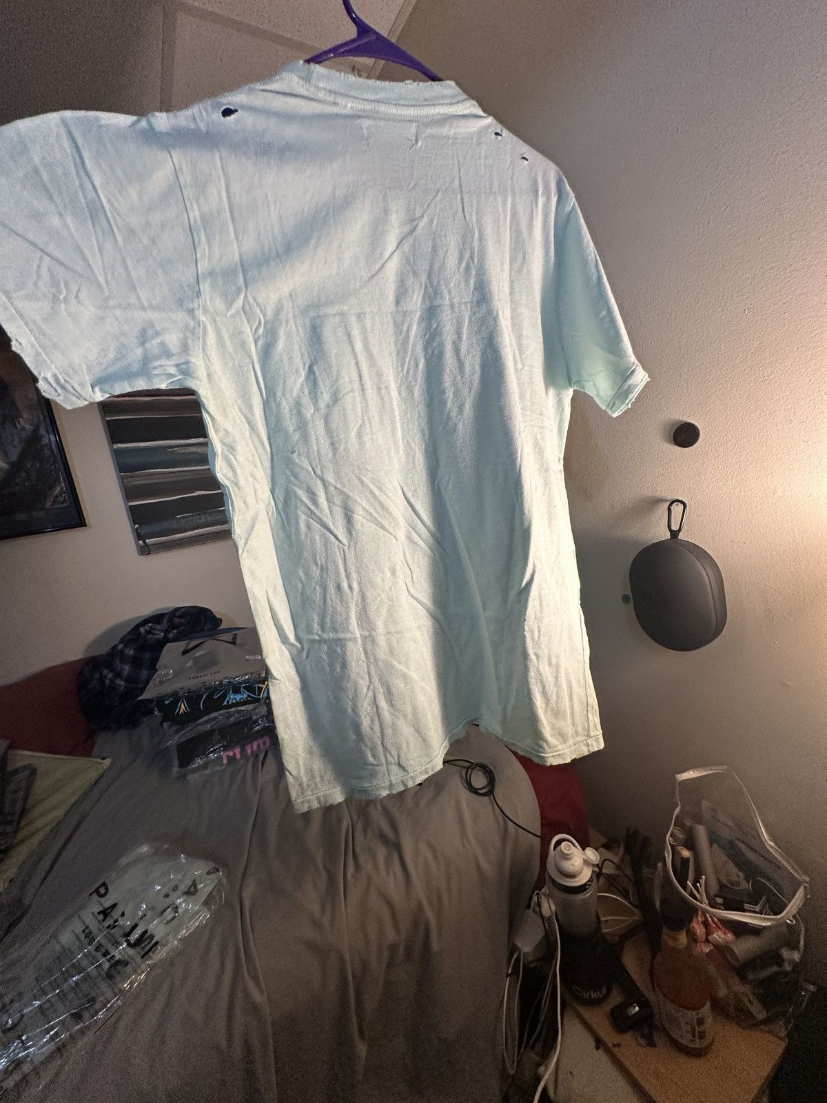Pacsun Distressed Blue tee shirt Size US M / EU 48-50 / 2 - 6 Thumbnail