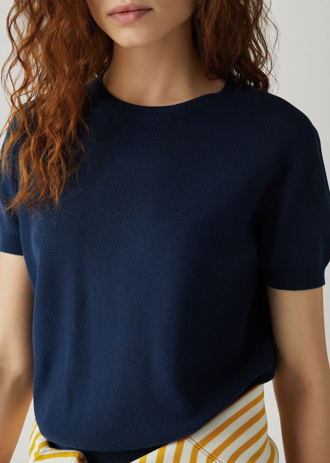 Loro Piana o1srvl11e0424 T- Shirt in Navy Blue Size L / US 10 / IT 46 - 3 Thumbnail