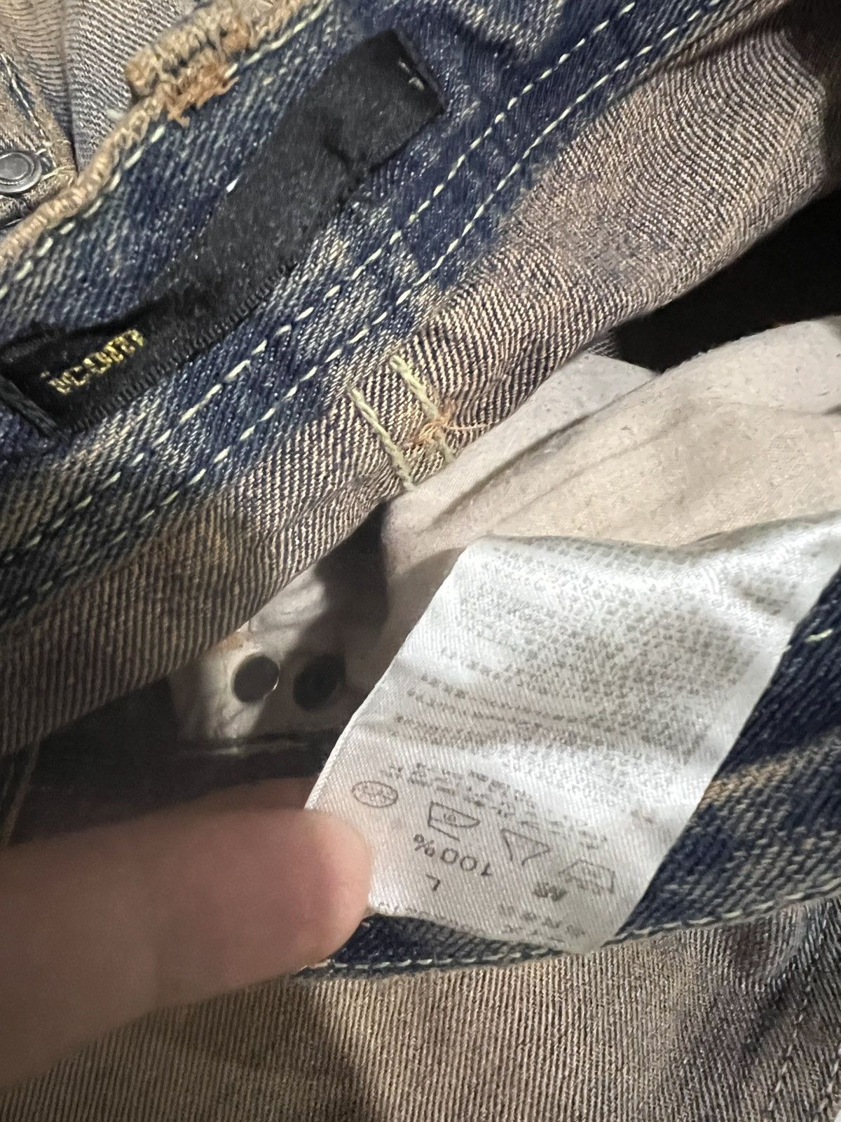 If Six Was Nine Icom japanese studed mudwash distressed clawmark jeans Size US 32 / EU 48 - 10 Thumbnail
