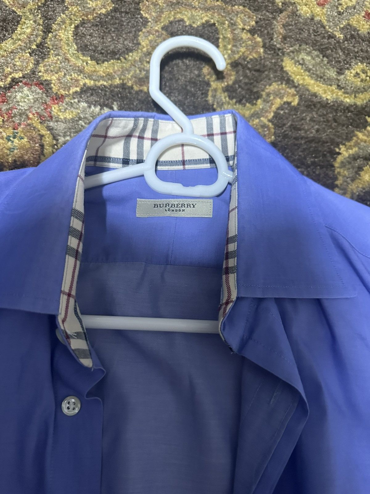 Burberry × Vintage Vintage Burberry dress shirt Size US M / EU 48-50 / 2 - 2 Thumbnail