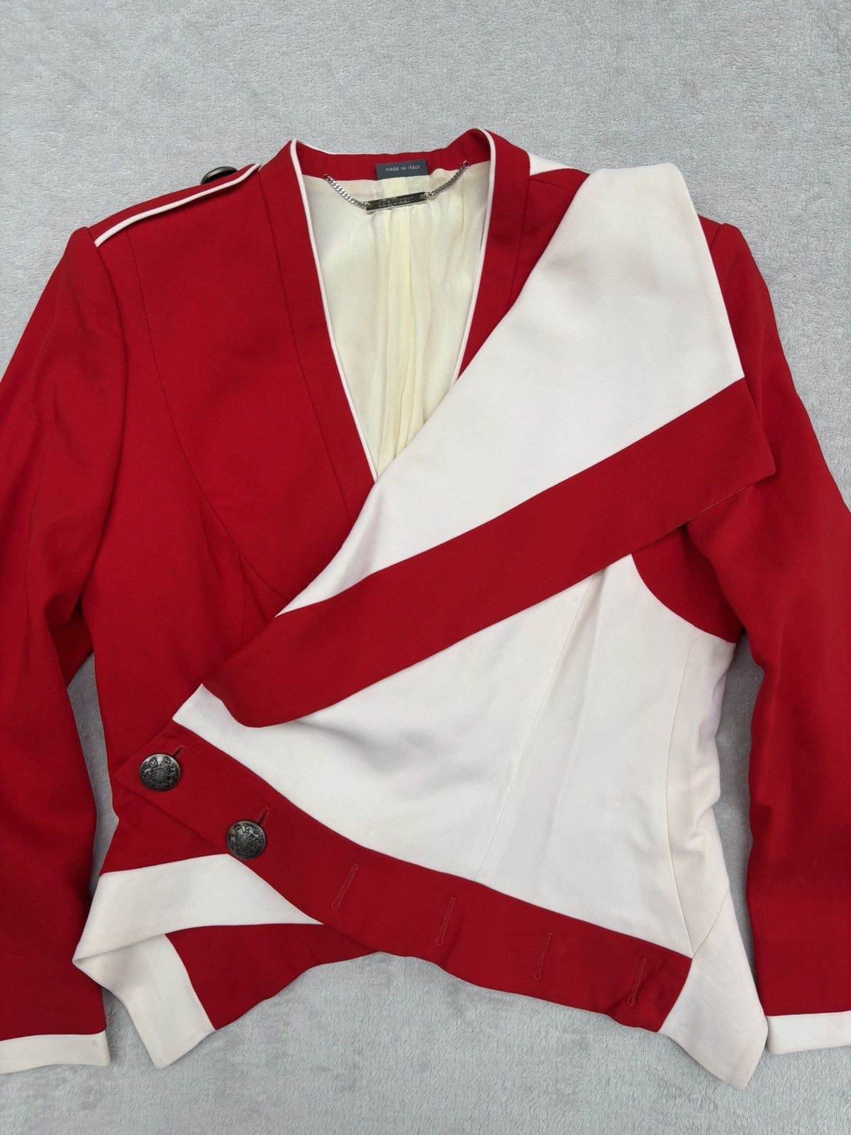 Alexander McQueen SS 2016 Runway Asymmetrical Sculptural Military-Insp Jacket Size M / US 6-8 / IT 42-44 - 15 Thumbnail
