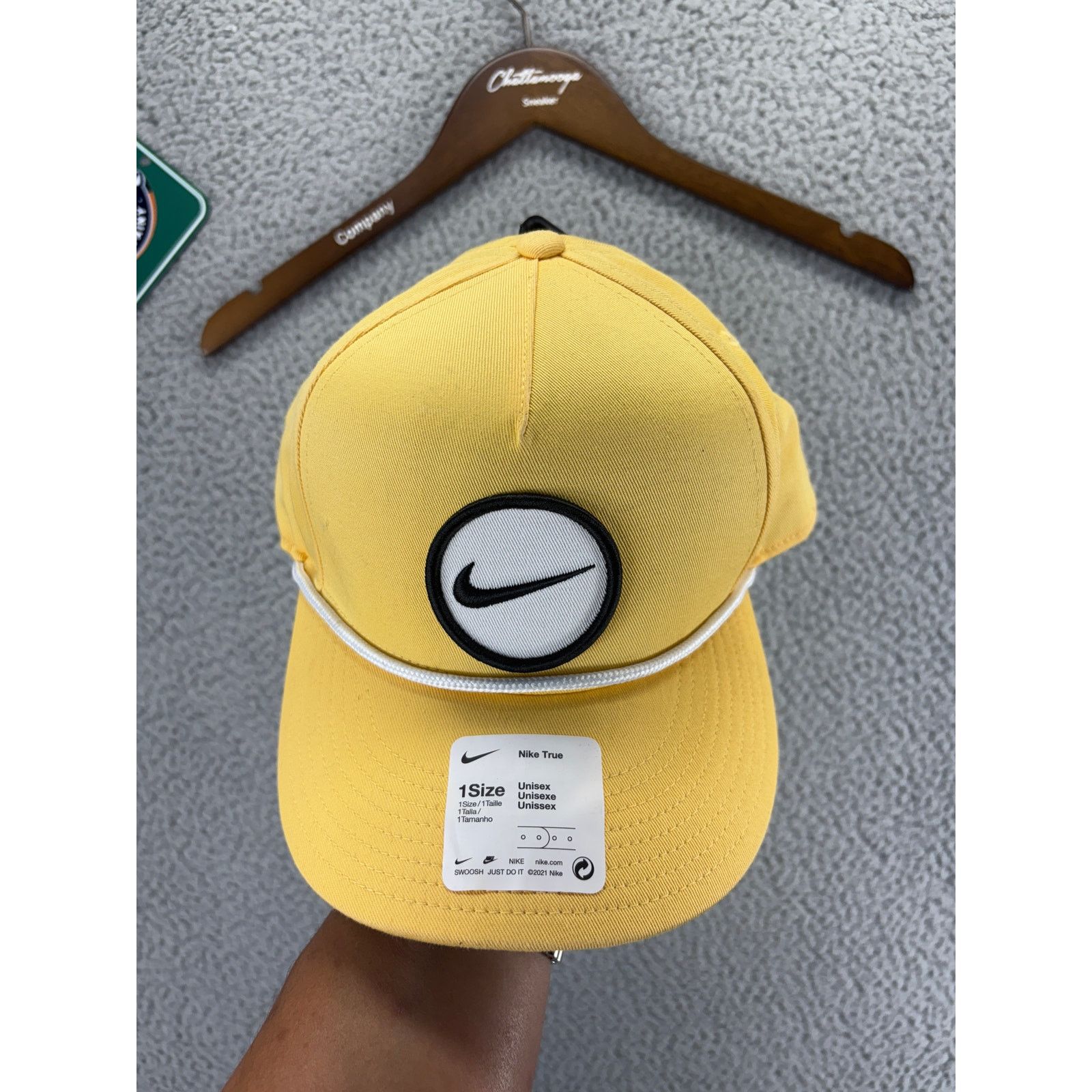 Nike Nike True Retro72 Golf Snapback Hat Cap Mens Women Yellow Size ONE SIZE - 1 Thumbnail