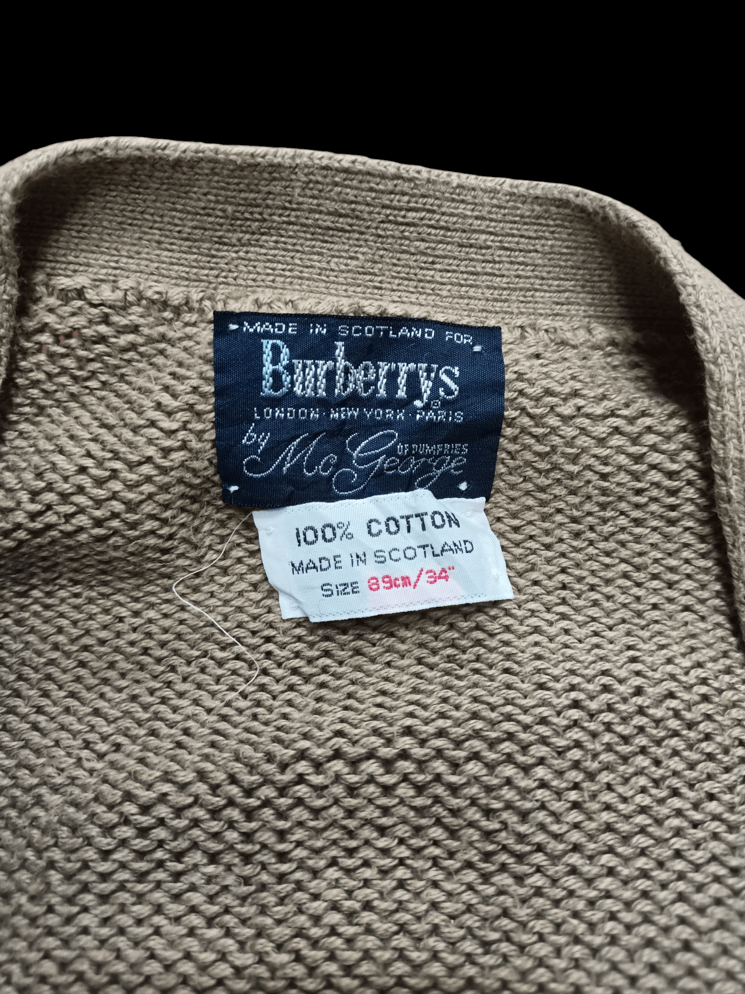 Burberry BURBERRY x CARDIGAN KNITWEAR x MC GEORGE x VINTAGE Size US M / EU 48-50 / 2 - 11 Thumbnail