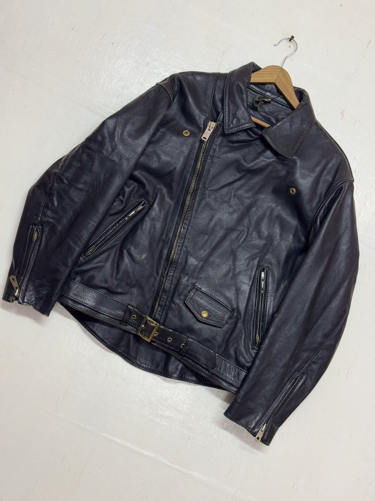 Vintage Vintage MARS Leather Melbourne Brando Style 80s Size US L / EU 52-54 / 3 - 2 Thumbnail