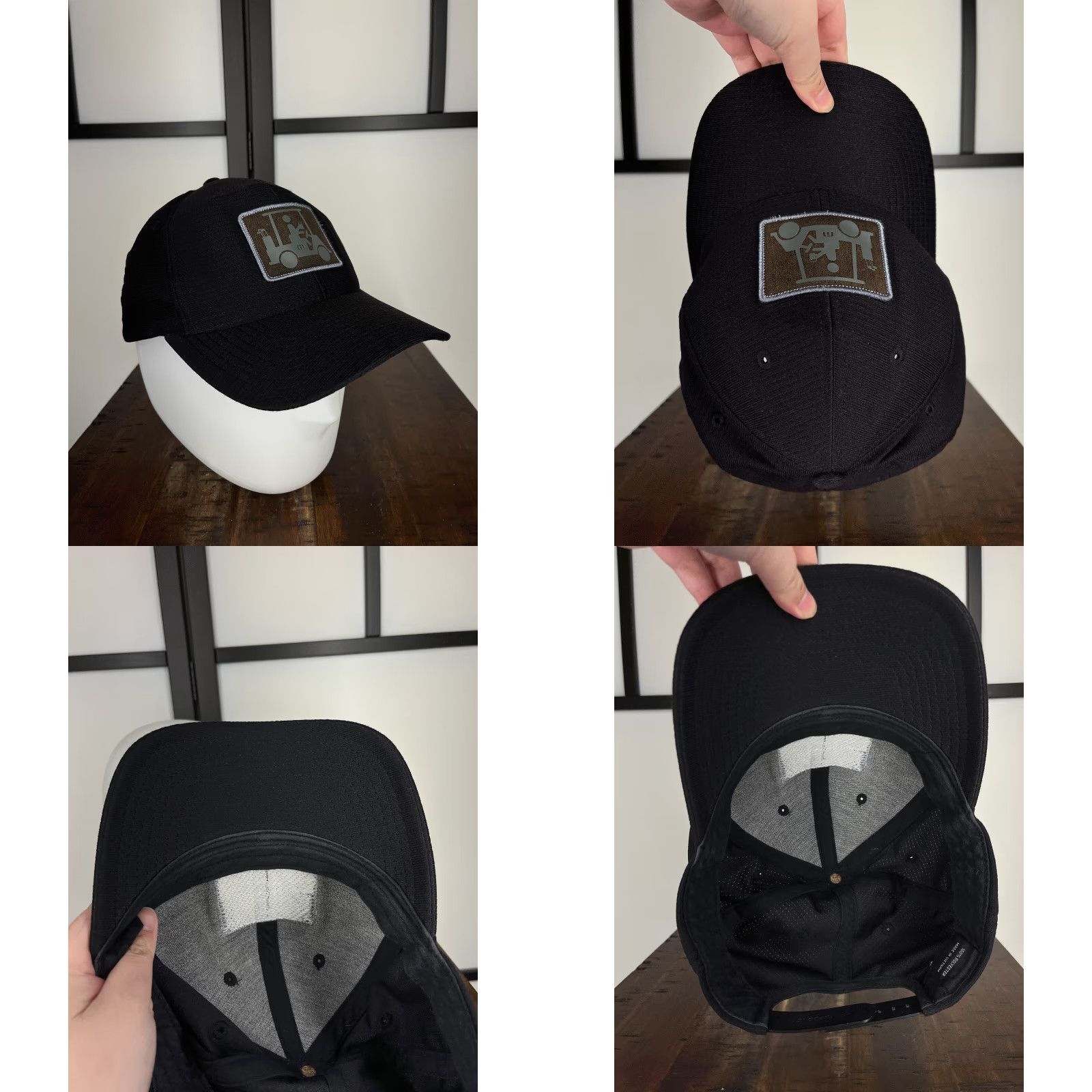 TravisMathew Travis Mathew Hat Adult One Size Black 100% Polyester Golf Cart Size ONE SIZE - 8 Thumbnail