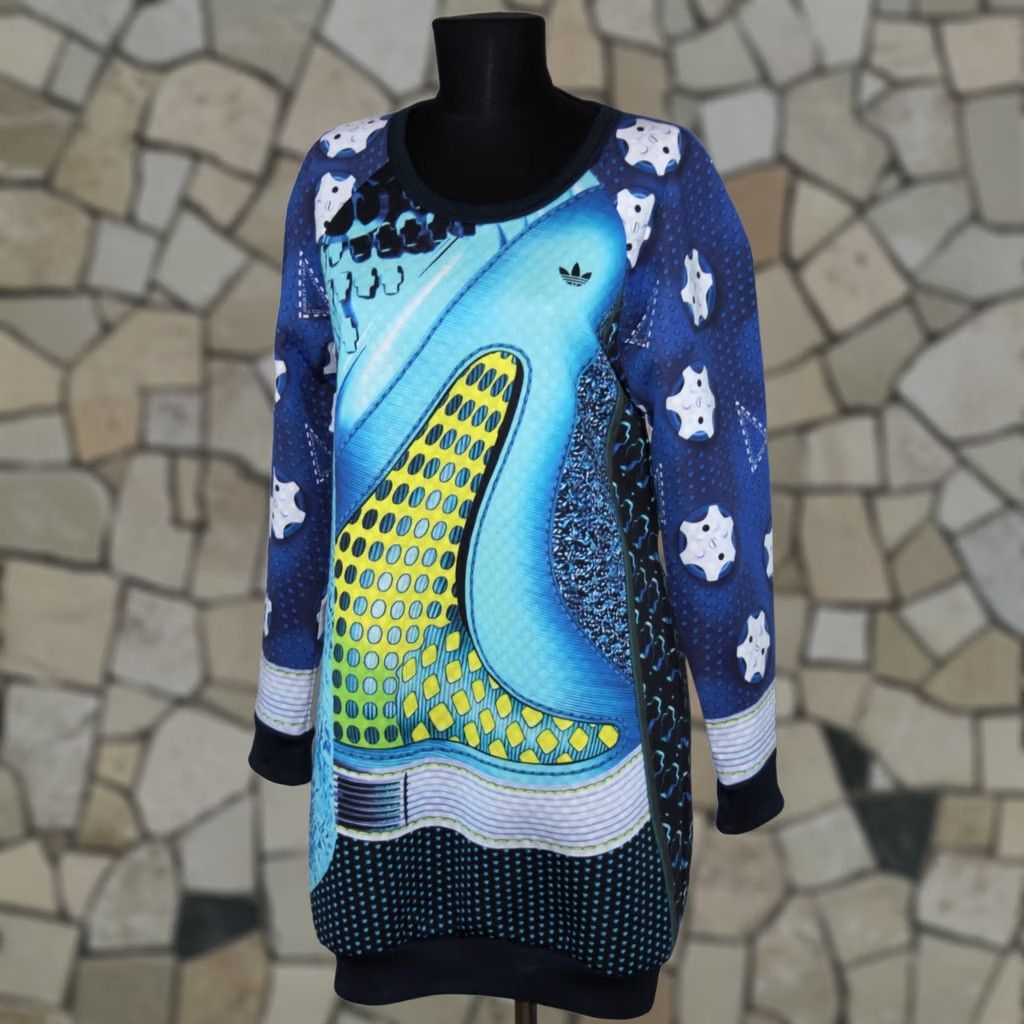 Adidas Mary Katrantzou x Adidas Originals Womens Dress UK 10 Short Multicoloured A-Line Dress Womens 10 Adidas Originals Mary Katrantzou x Adidas Originals Size L / US 10 / IT 46 - 1 Thumbnail