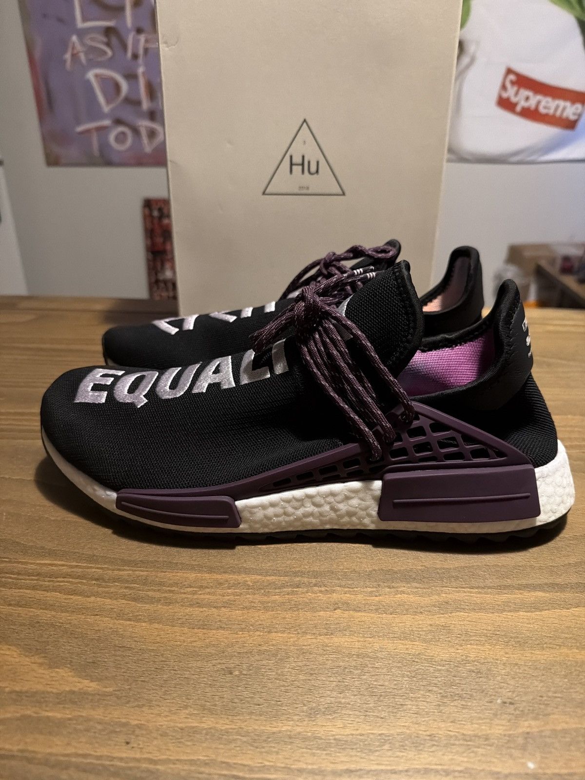 Adidas × Pharrell Adidas Human Race Equality Size US 13 / EU 46 - 2 Thumbnail