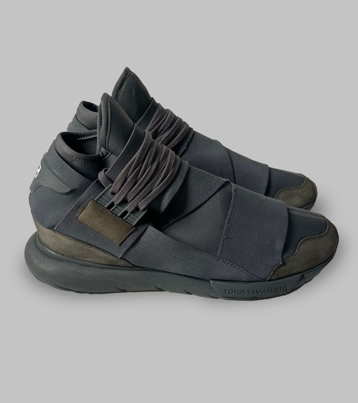 Adidas Adidas Y-3 Qasa High “Vista Grey” Size US 11.5 / EU 44-45 - 1 Thumbnail